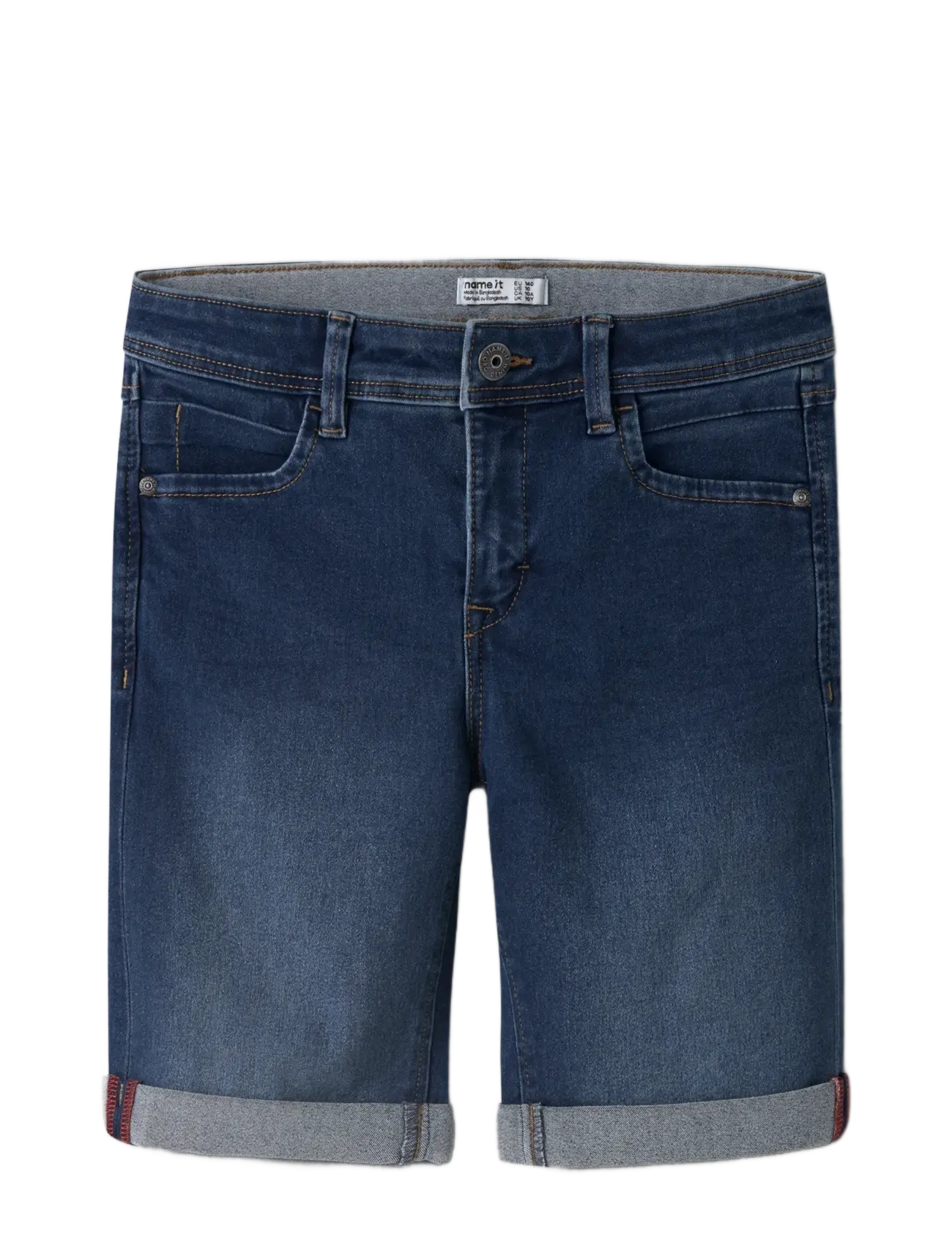 name it - NKMSILAS SLIM DNM L SHORTS 2272-TX NOOS - denimshorts - medium blue denim - 2
