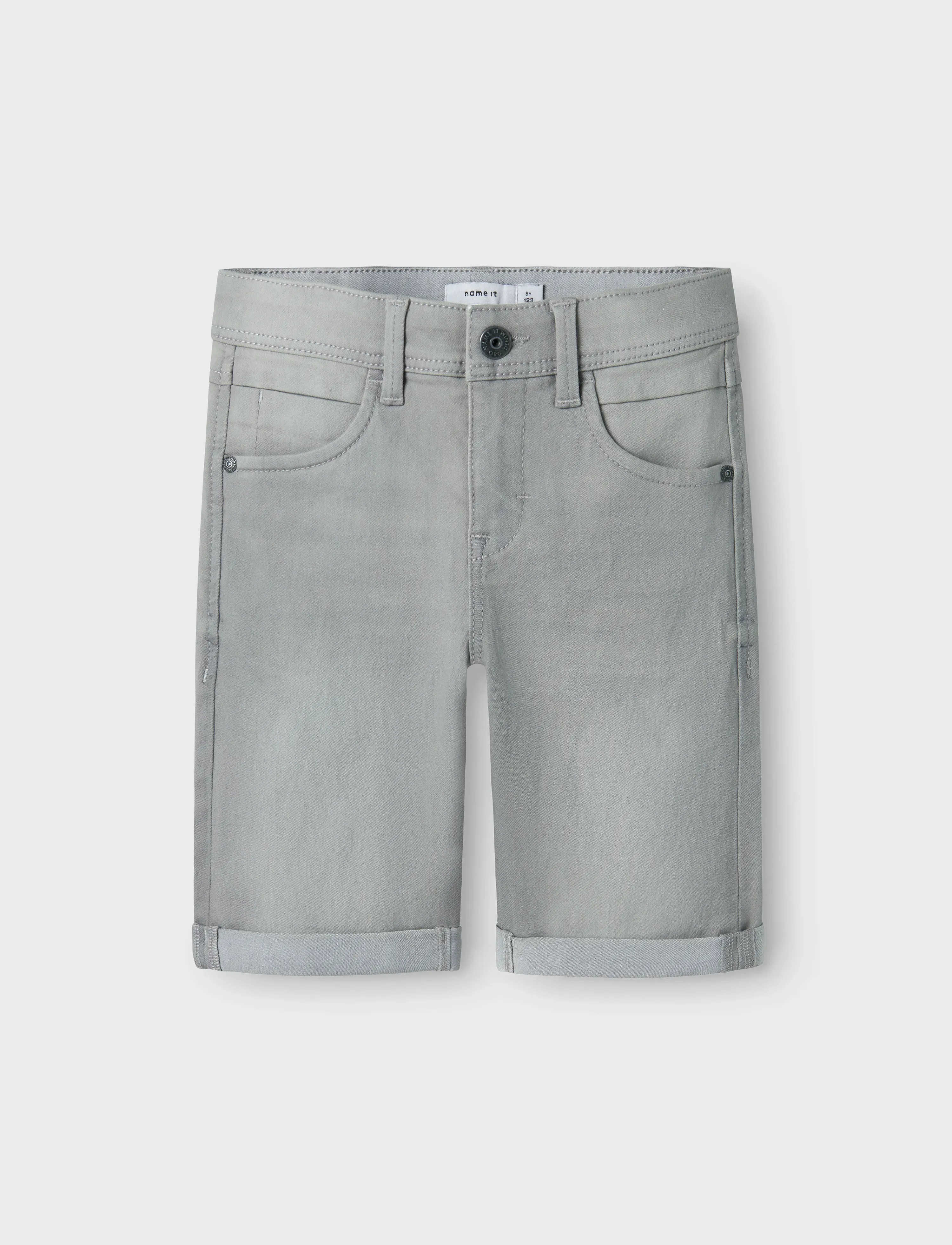 name it - NKMSILAS SLIM DNM L SHORTS 2272-TX NOOS - jeansshorts - medium grey denim - 5