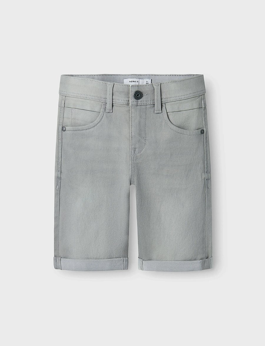name it - NKMSILAS SLIM DNM L SHORTS 2272-TX NOOS - denimshorts - medium grey denim - 5