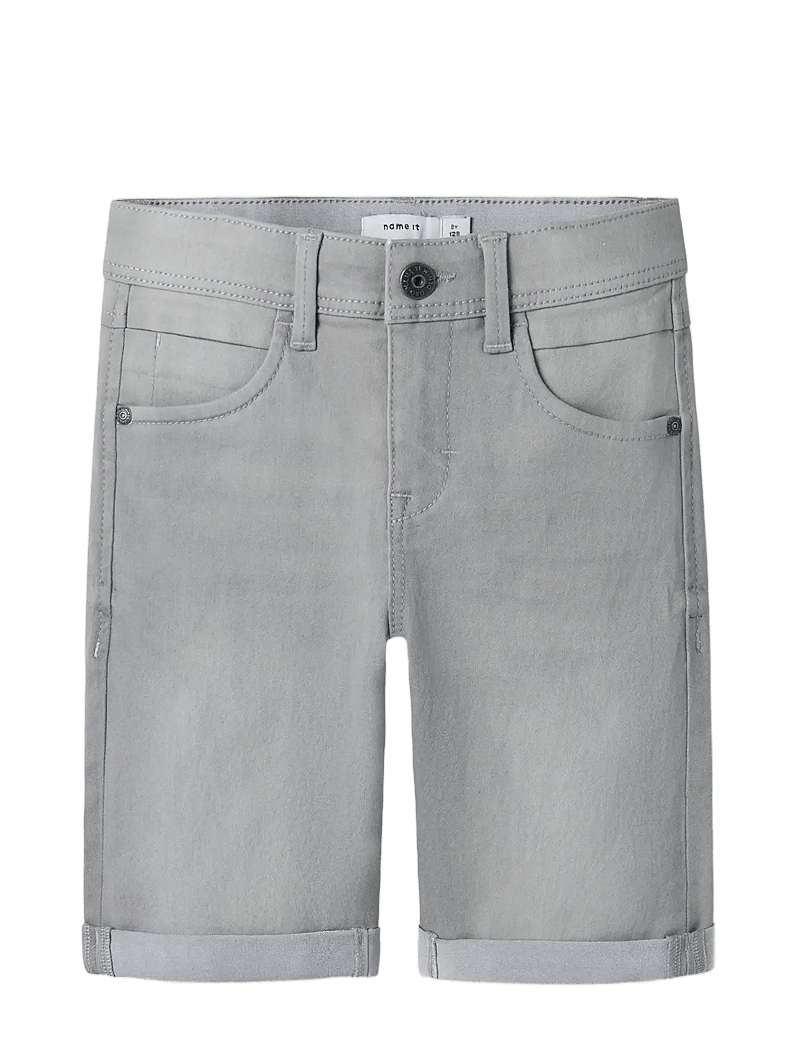 name it - NKMSILAS SLIM DNM L SHORTS 2272-TX NOOS - denimshorts - medium grey denim - 3