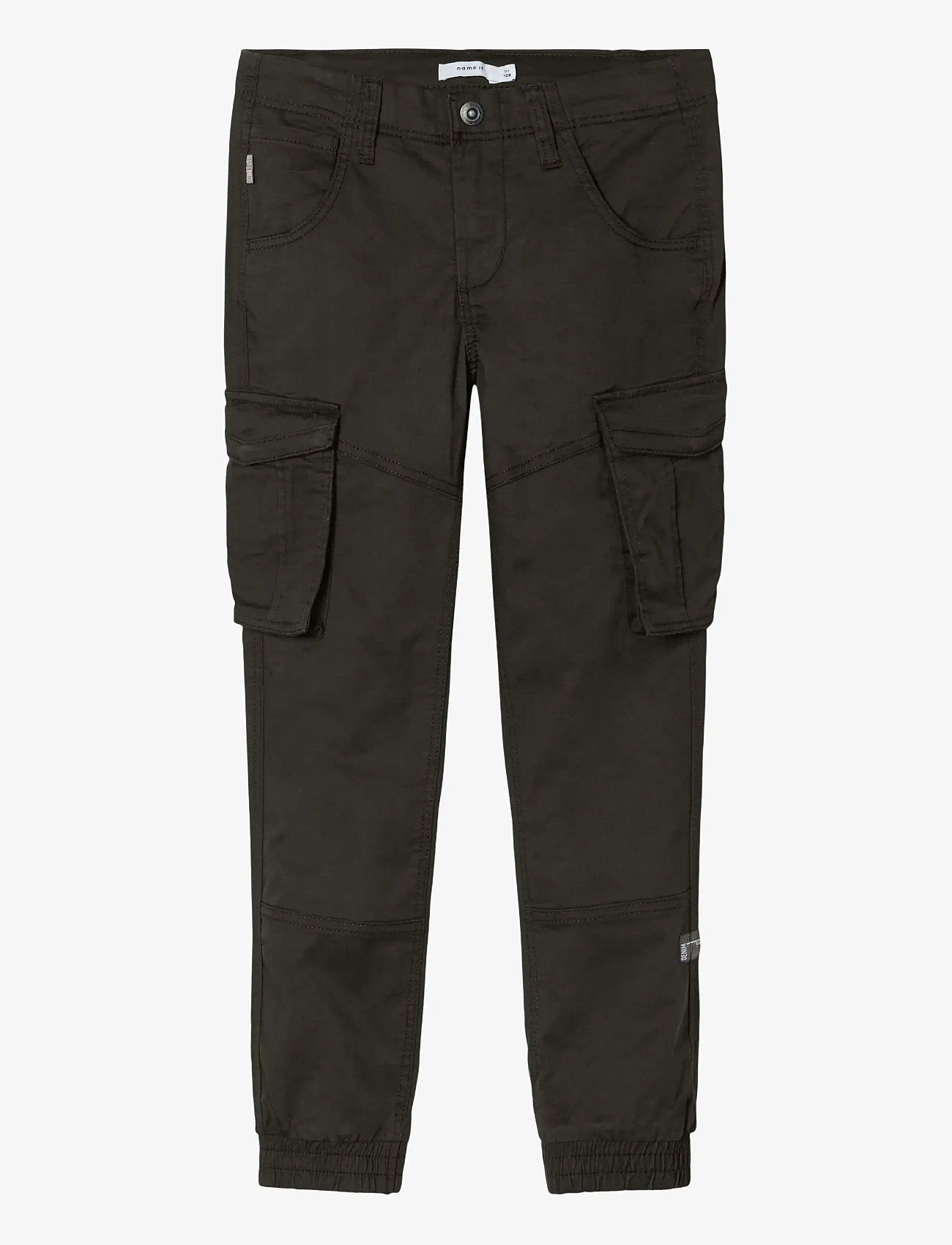 name it - NKMRYAN CARGO R TWI PANT 2222-BA NOOS - cargo pants - black - 1