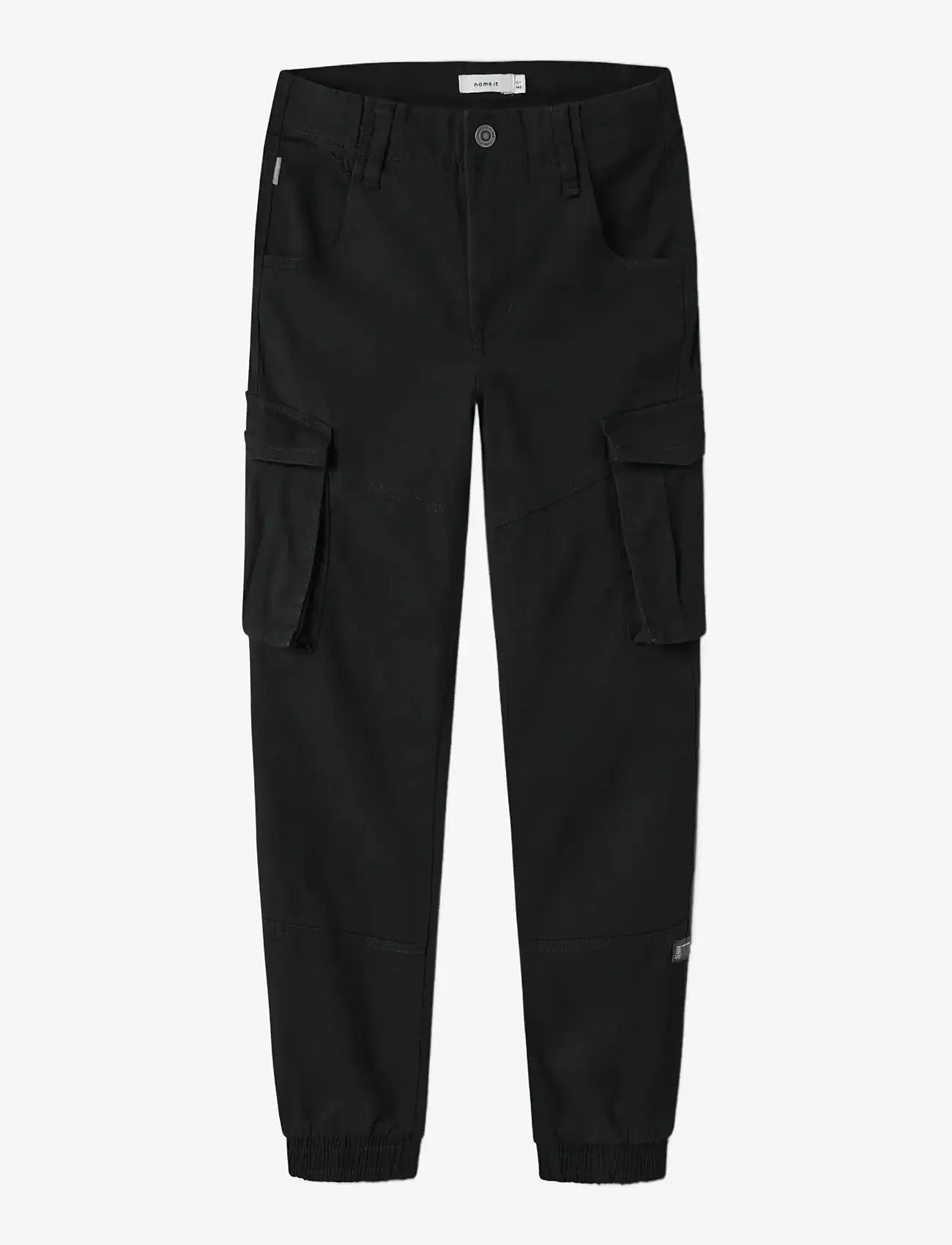name it - NKMRYAN CARGO R TWI PANT 2222-BA NOOS - cargo pants - black - 3