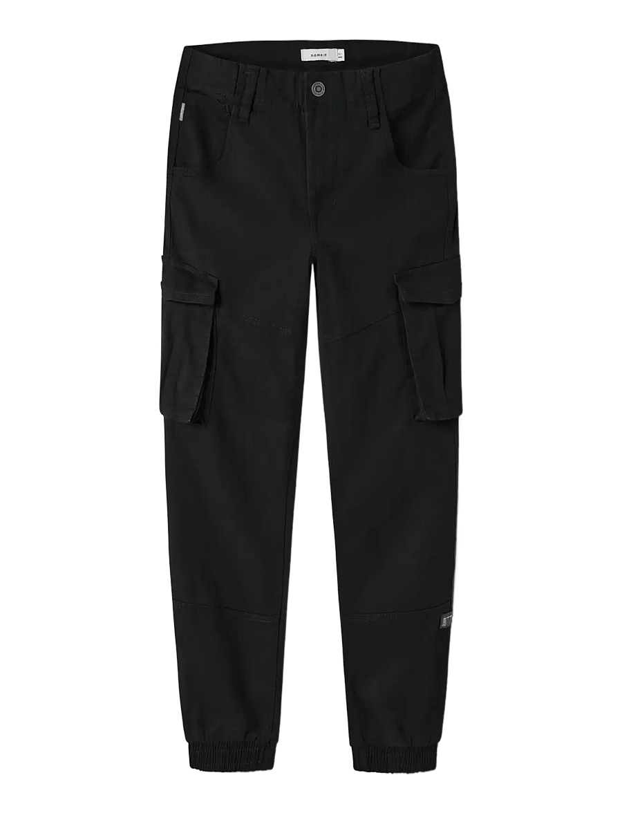 name it - NKMRYAN CARGO R TWI PANT 2222-BA NOOS - cargobyxor - black - 3
