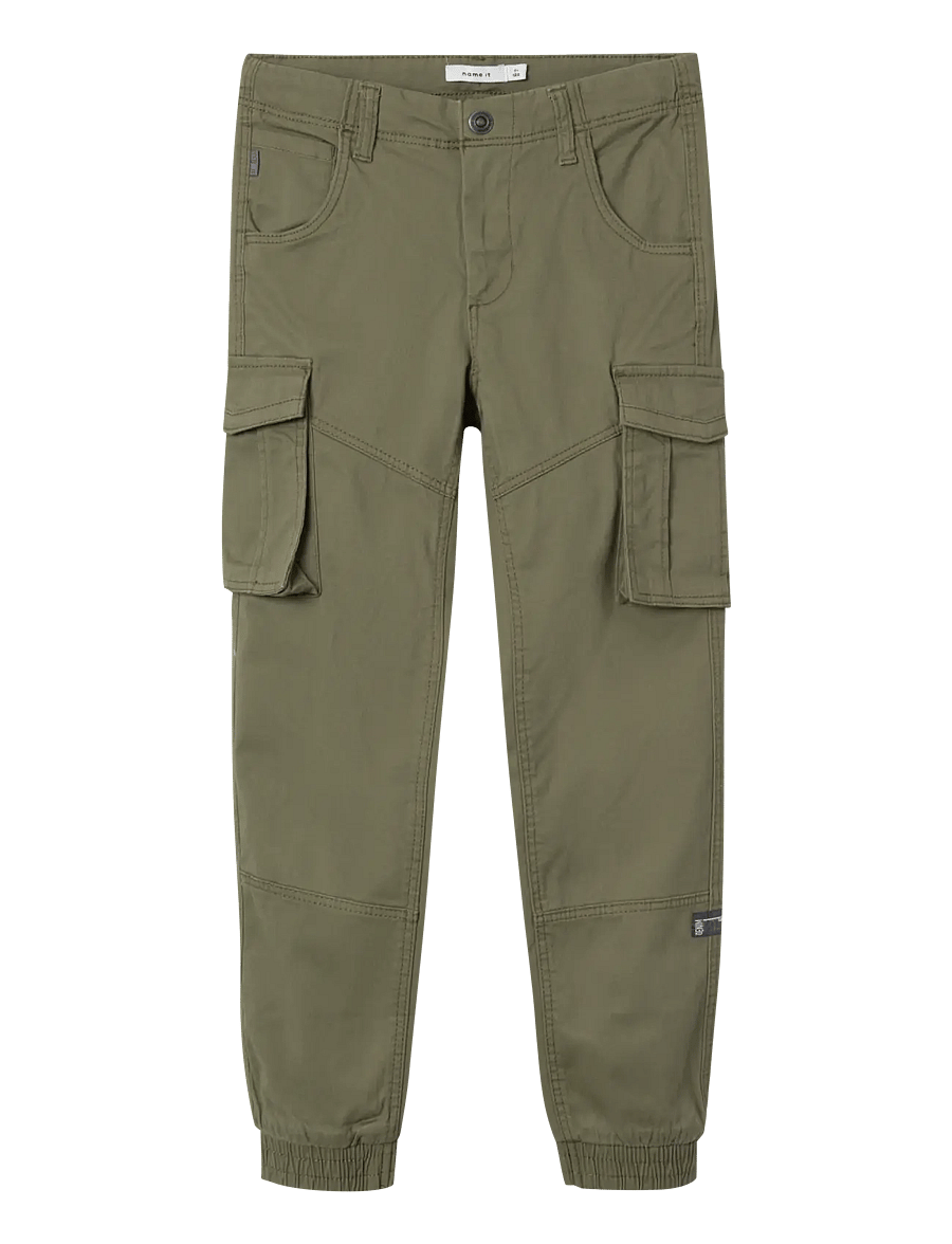 name it - NKMRYAN CARGO R TWI PANT 2222-BA NOOS - kargopüksid - deep lichen green - 1