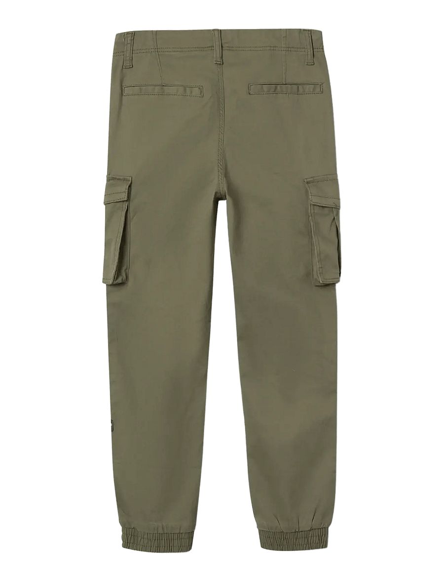 name it - NKMRYAN CARGO R TWI PANT 2222-BA NOOS - kargopüksid - deep lichen green - 2