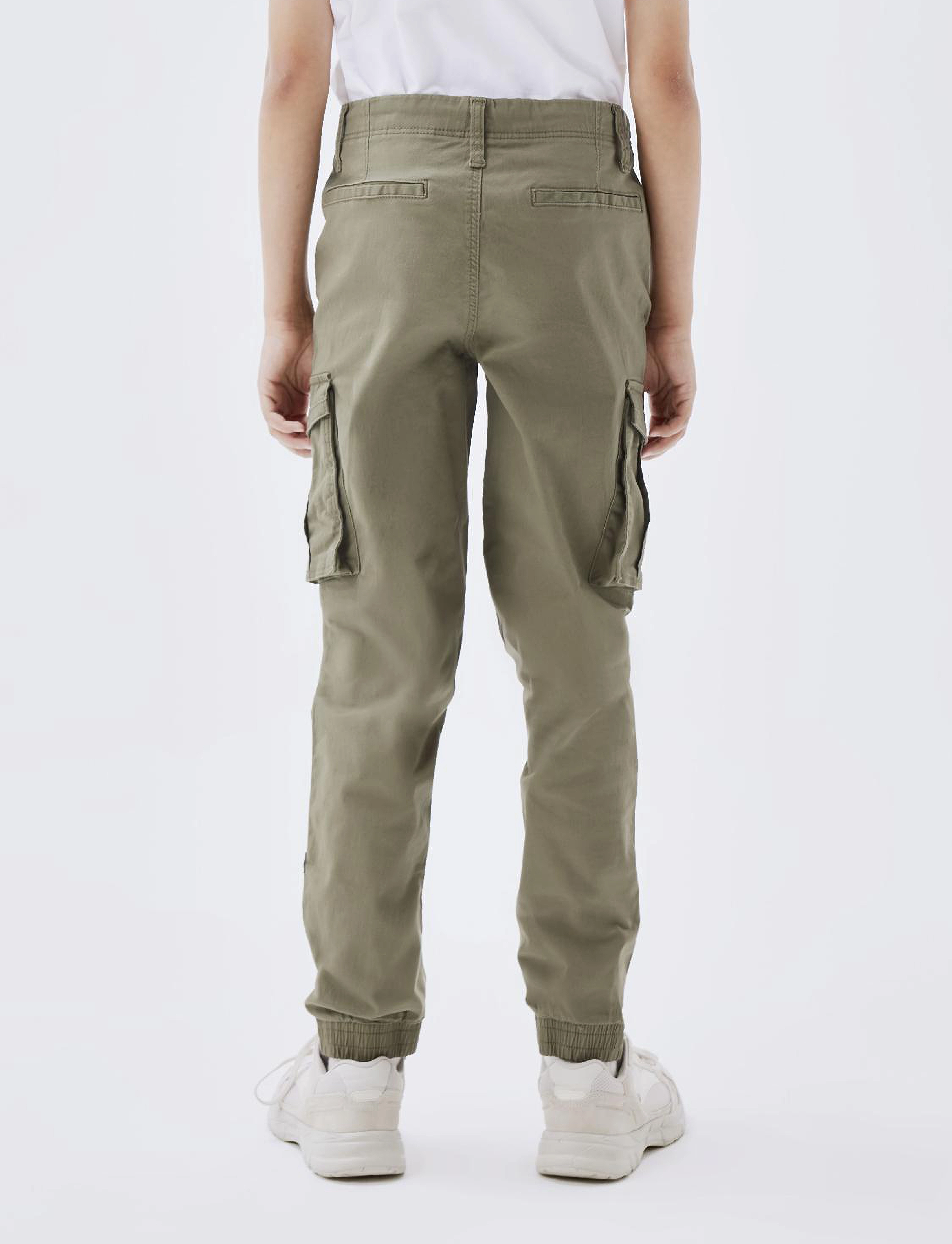 name it - NKMRYAN CARGO R TWI PANT 2222-BA NOOS - kargopüksid - deep lichen green - 3