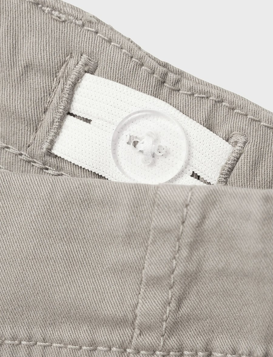 name it - NKMRYAN CARGO R TWI PANT 2222-BA NOOS - kargopüksid - elephant skin - 4