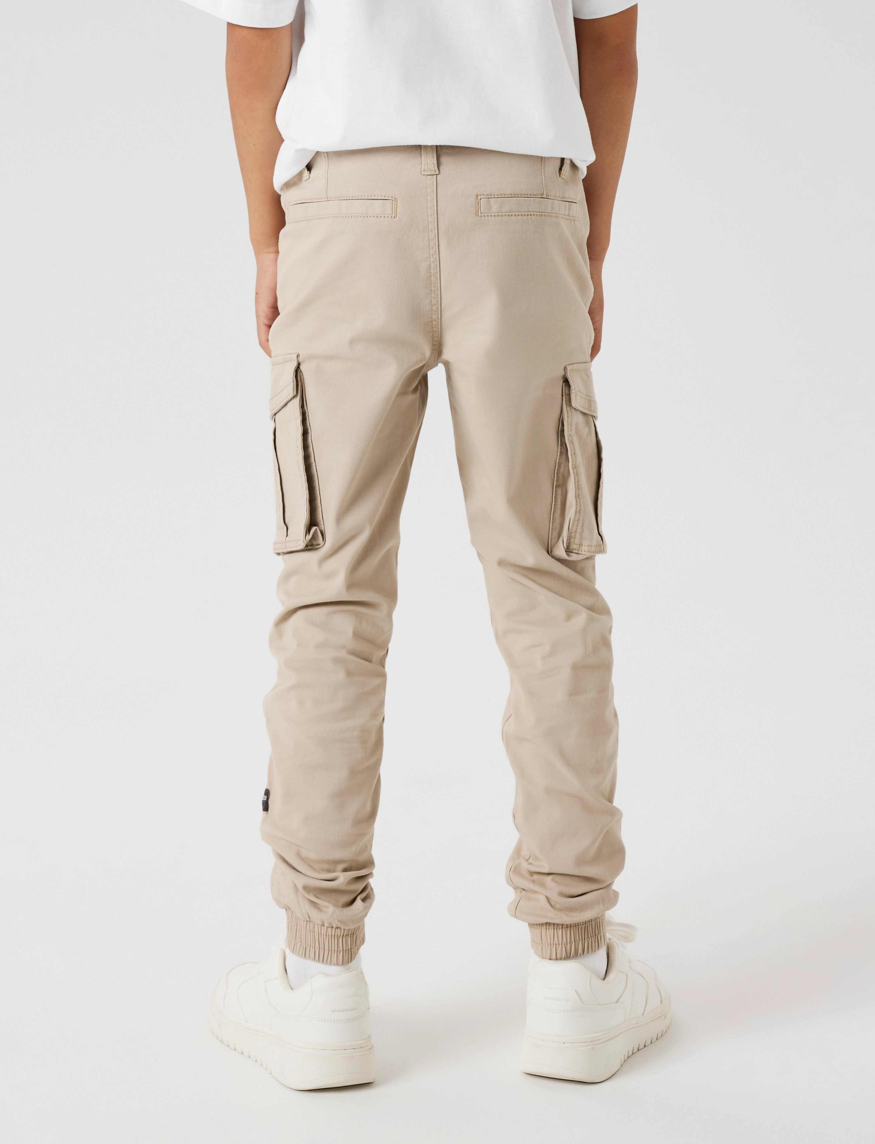 name it - NKMRYAN CARGO R TWI PANT 2222-BA NOOS - kargopüksid - oxford tan - 4