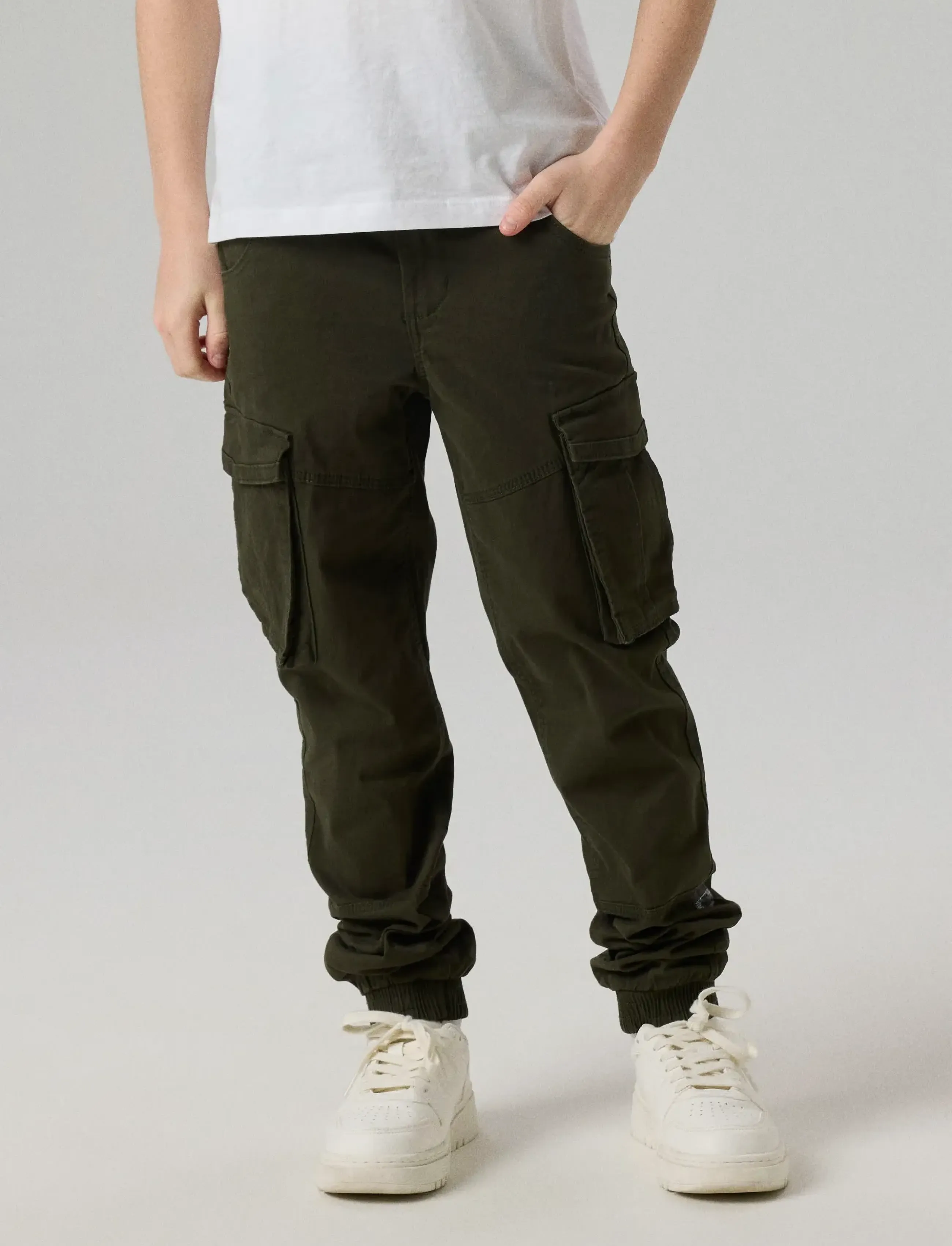 name it - NKMRYAN CARGO R TWI PANT 2222-BA NOOS - cargobukser - rosin - 3