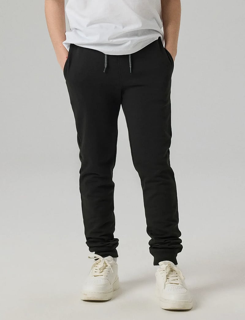 name it - NKMSWEAT PANT BRU NOOS - sportinės kelnės - black - 0
