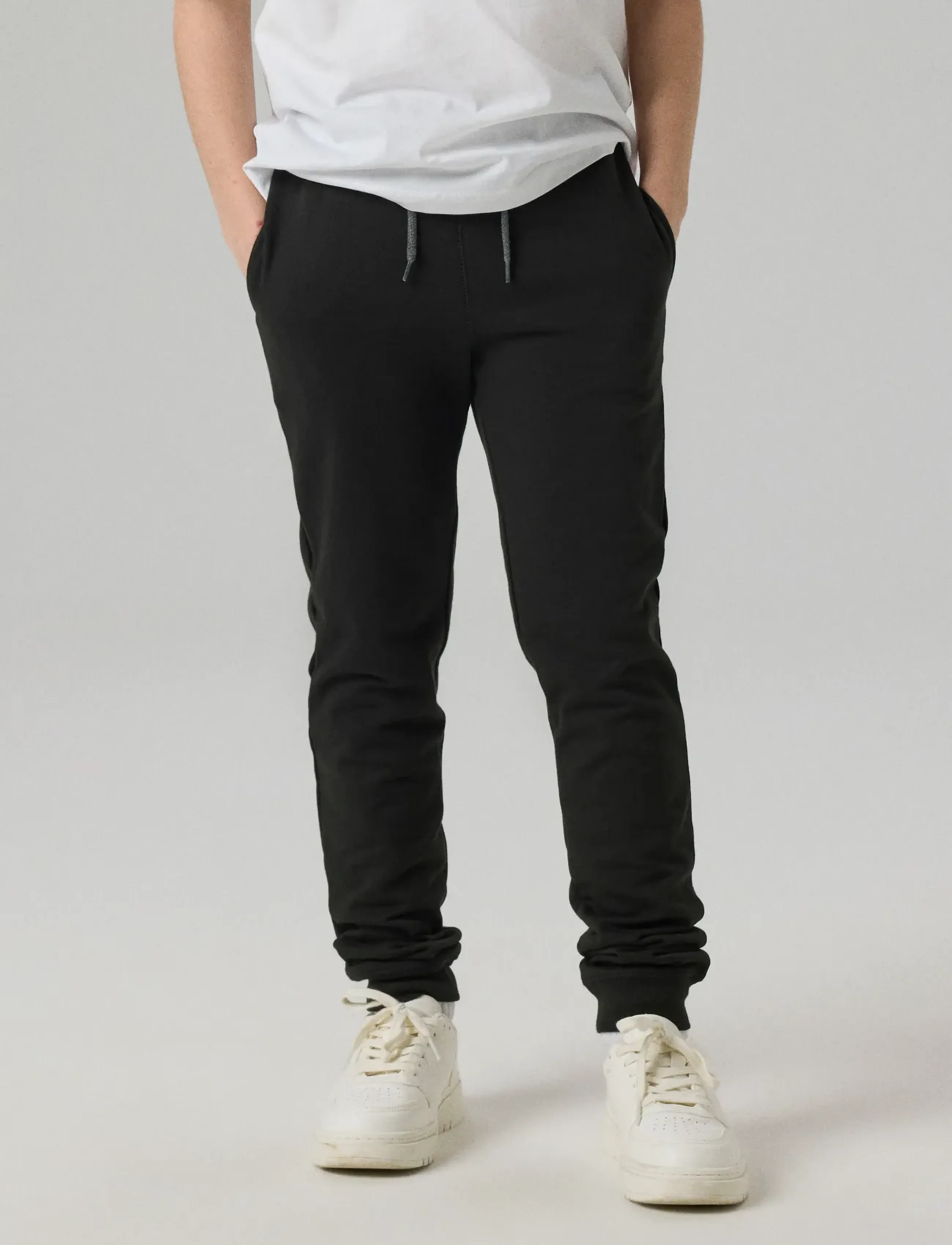 name it NKMSWEAT PANT BRU NOOS - Underdele - BLACK / black