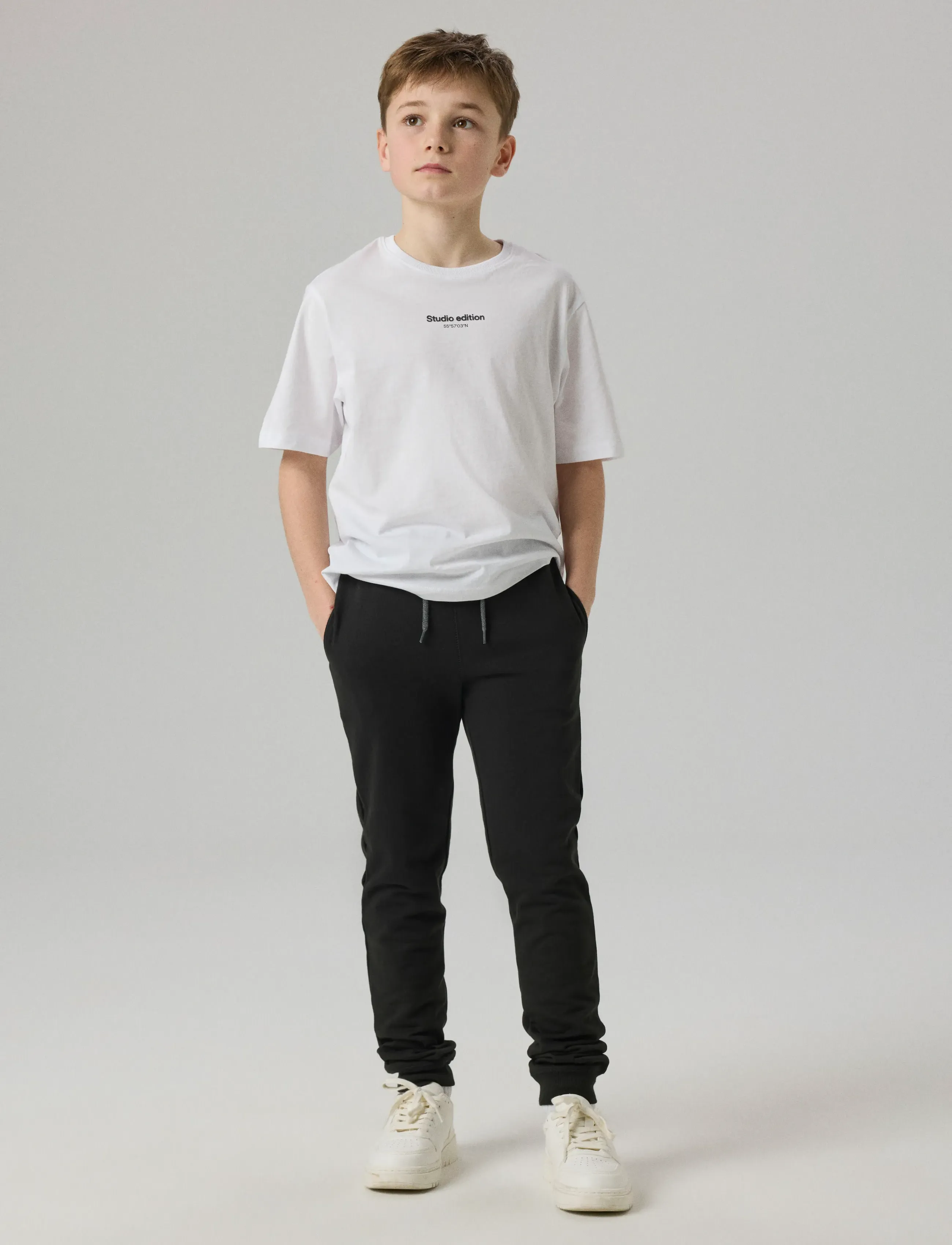 name it - NKMSWEAT PANT BRU NOOS - jogginghosen - black - 4