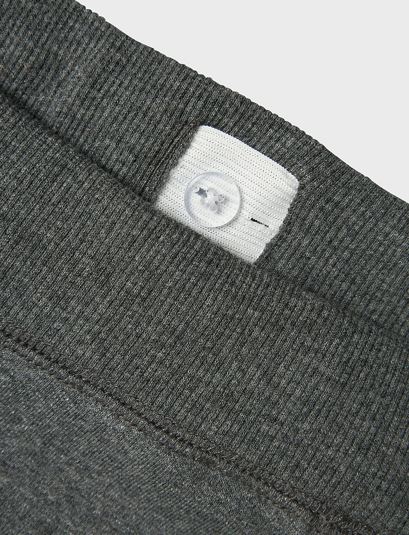 name it - NKMSWEAT PANT BRU NOOS - mjukisbyxor - dark grey melange - 3