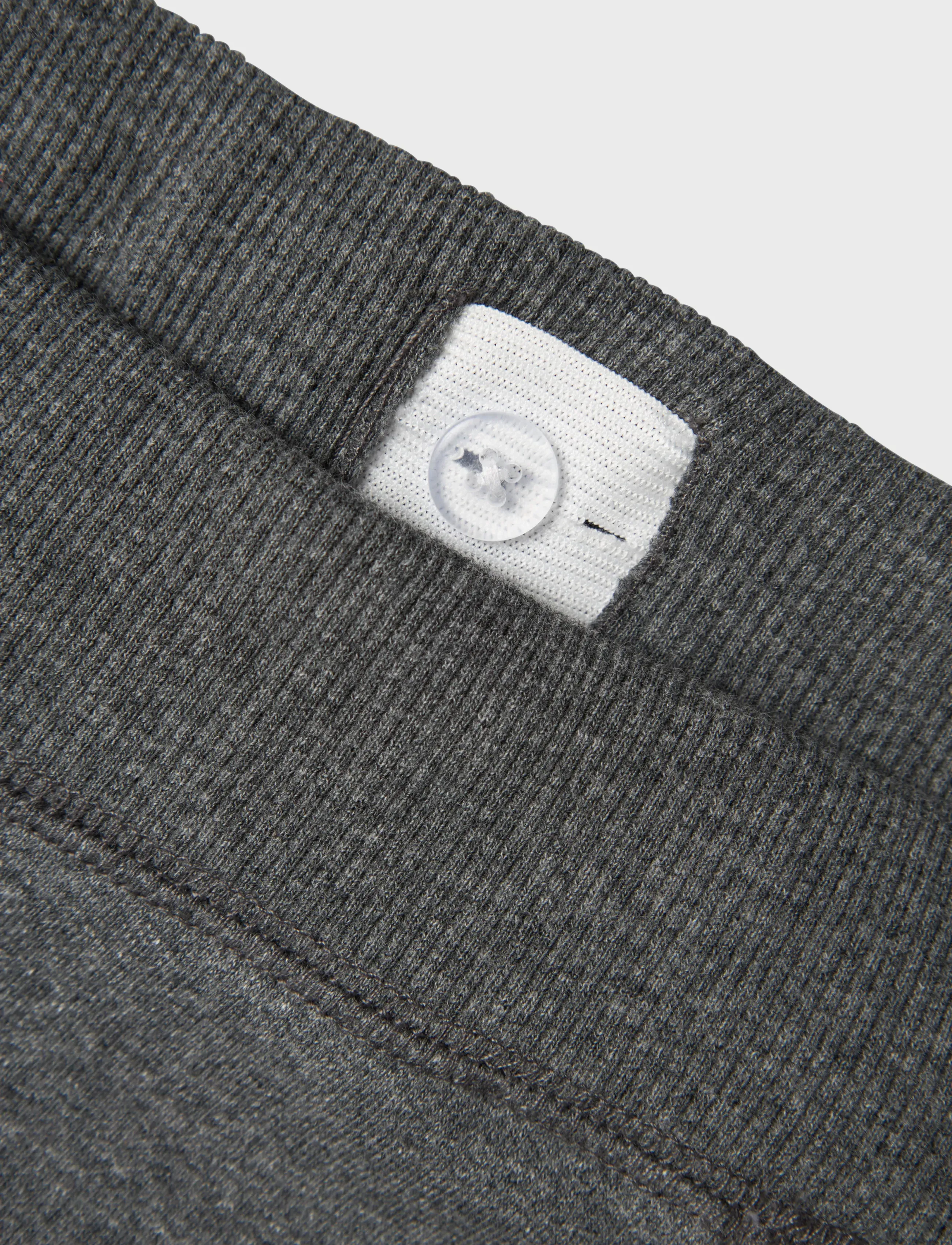 name it - NKMSWEAT PANT BRU NOOS - sweatpants - dark grey melange - 4