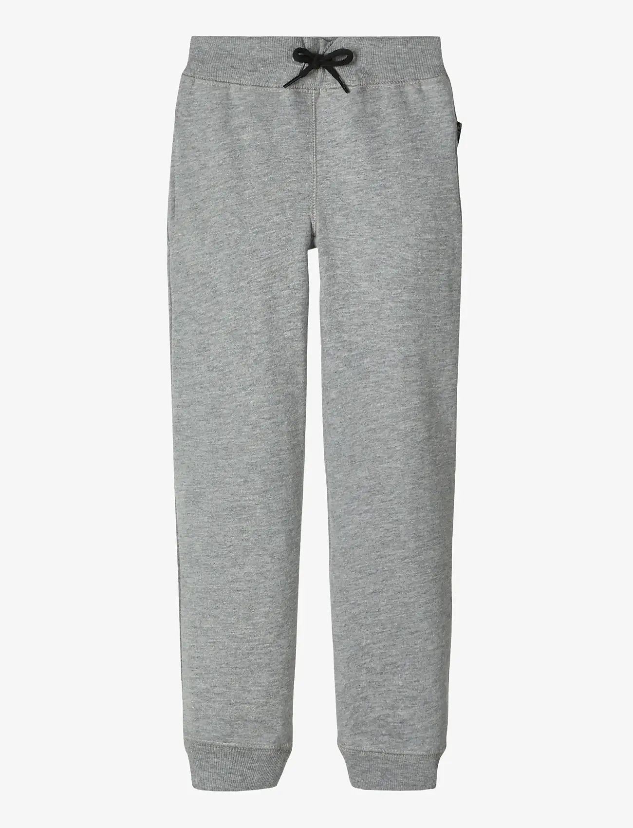 name it - NKMSWEAT PANT BRU NOOS - dressipüksid - grey melange - 1