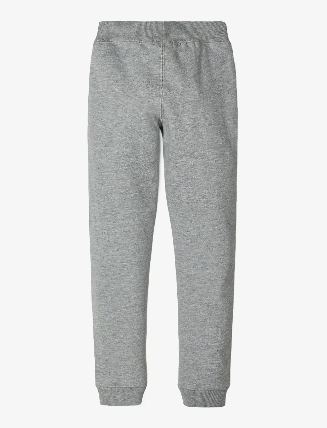 name it - NKMSWEAT PANT BRU NOOS - dressipüksid - grey melange - 2
