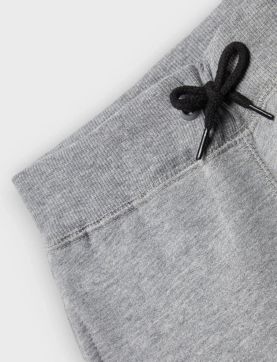 name it - NKMSWEAT PANT BRU NOOS - sporta bikses - grey melange - 4
