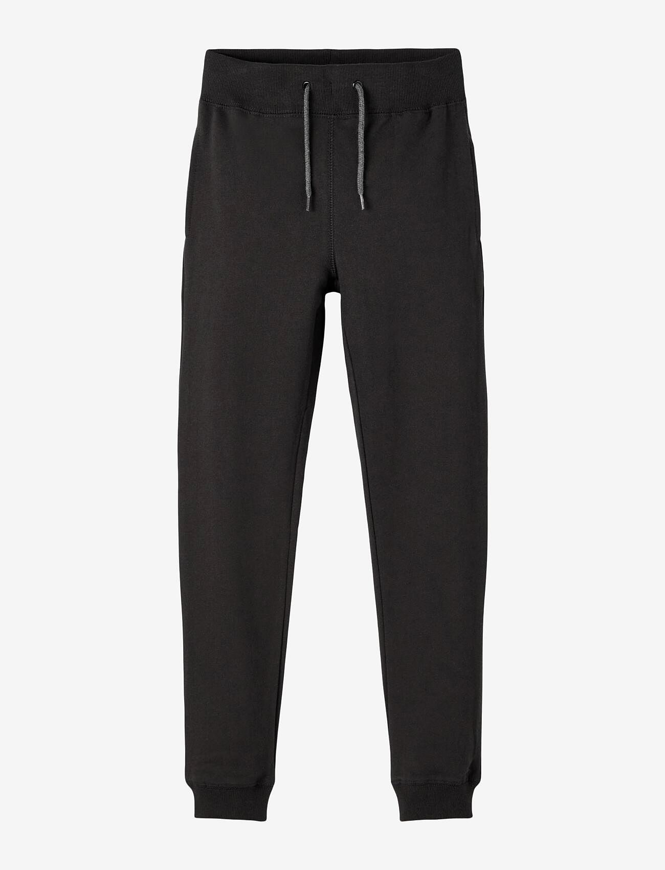 name it - NKMSWEAT PANT UNB NOOS - sweatpants - black - 1