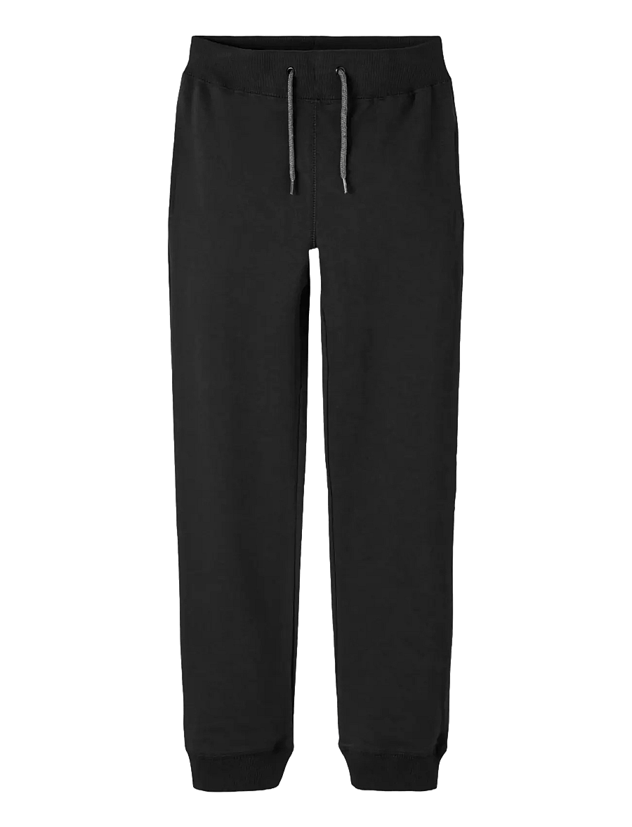 name it - NKMSWEAT PANT UNB NOOS - dressipüksid - black - 1