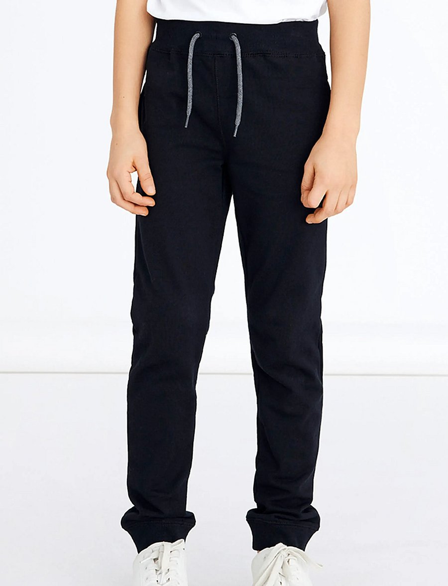 name it - NKMSWEAT PANT UNB NOOS - jogginghosen - black - 3