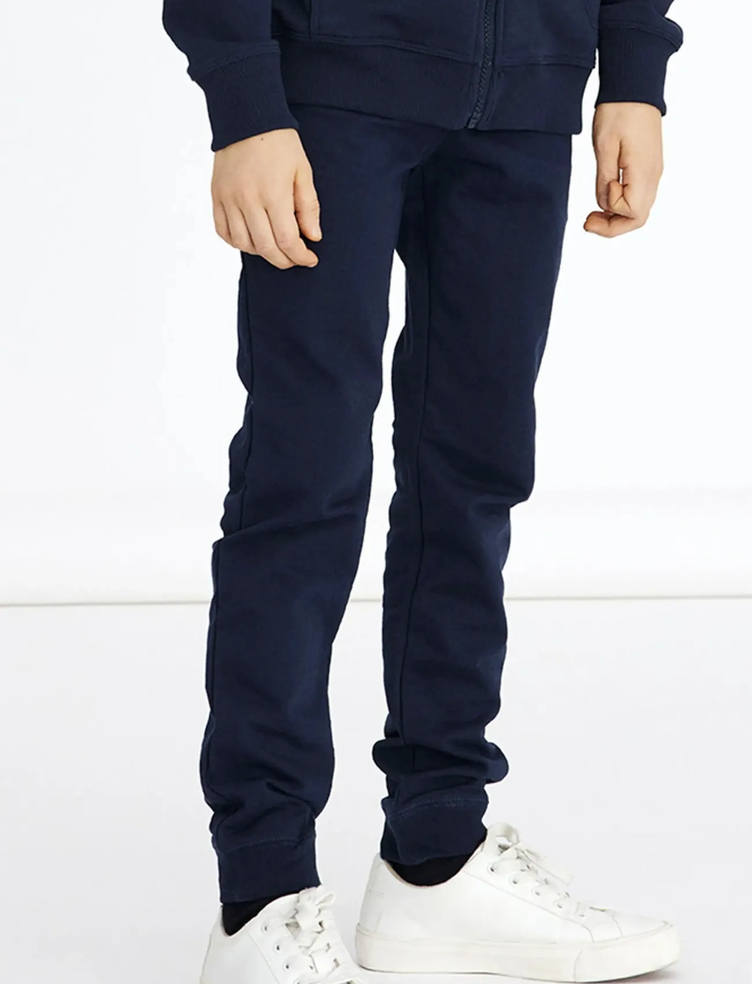 name it - NKMSWEAT PANT UNB NOOS - sweatpants - dark sapphire - 2