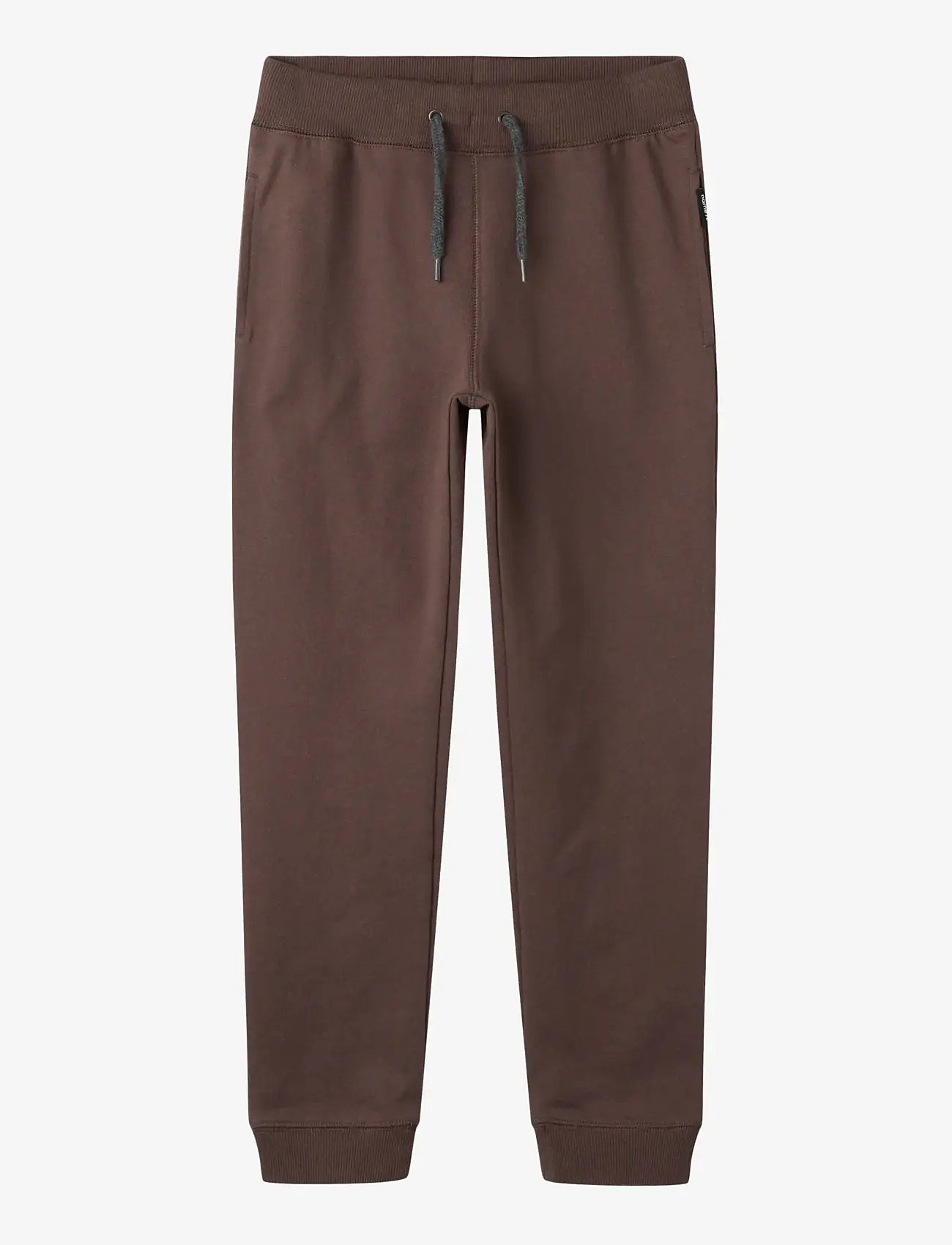 name it - NKMSWEAT PANT UNB NOOS - sweatpants - french roast - 0