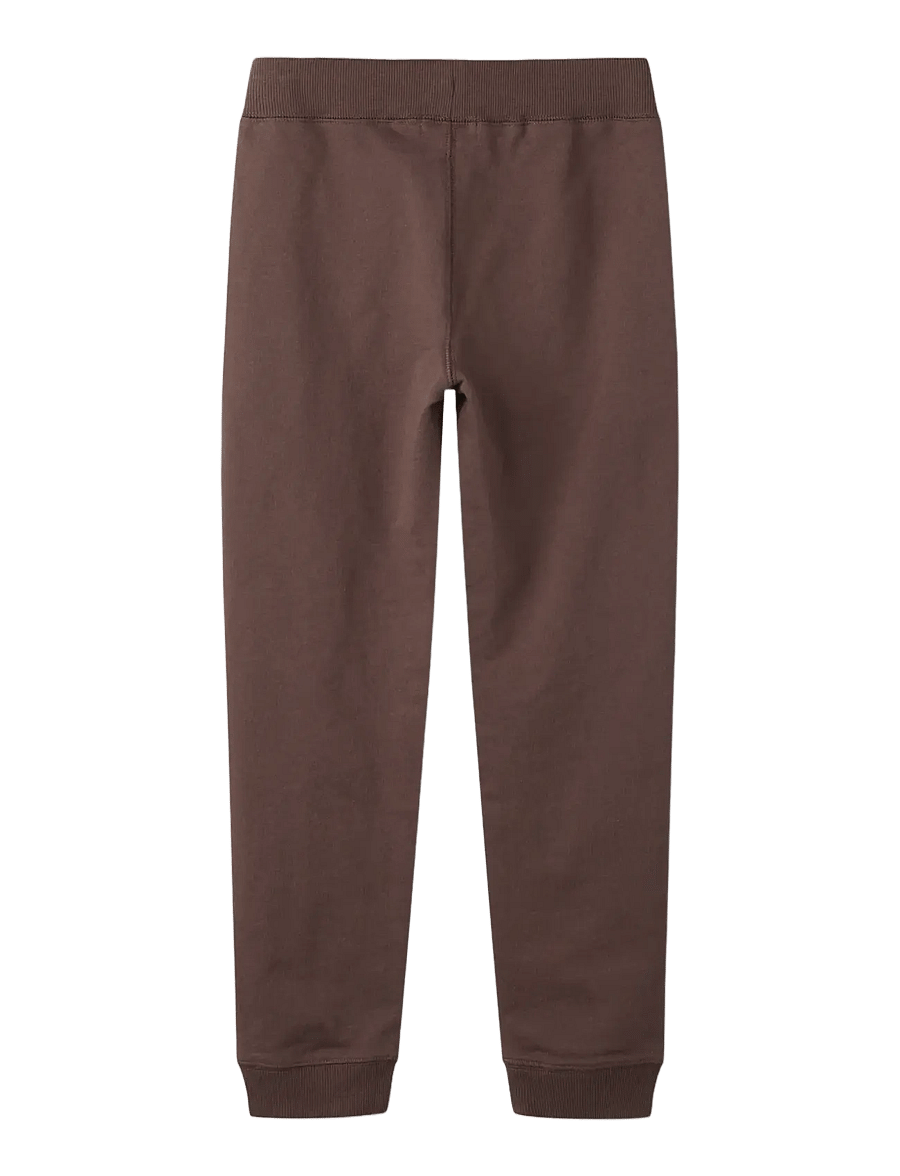 name it - NKMSWEAT PANT UNB NOOS - dressipüksid - french roast - 1