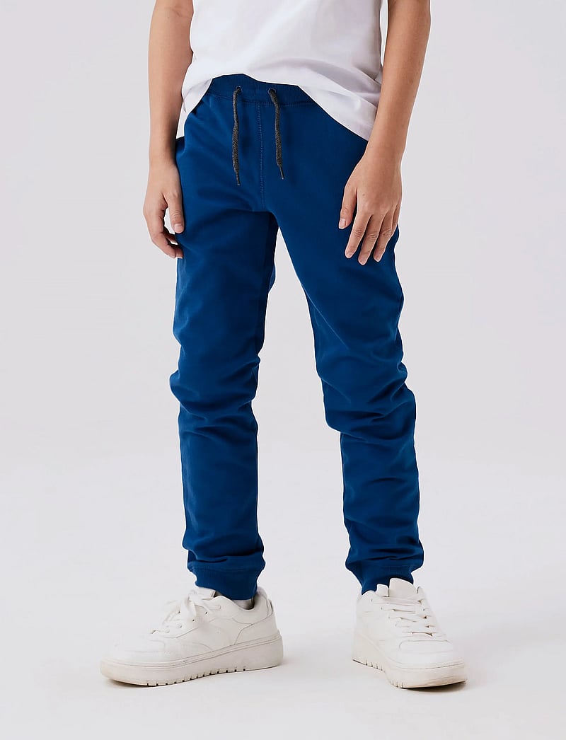 name it - NKMSWEAT PANT UNB NOOS - mjukisbyxor - set sail - 0