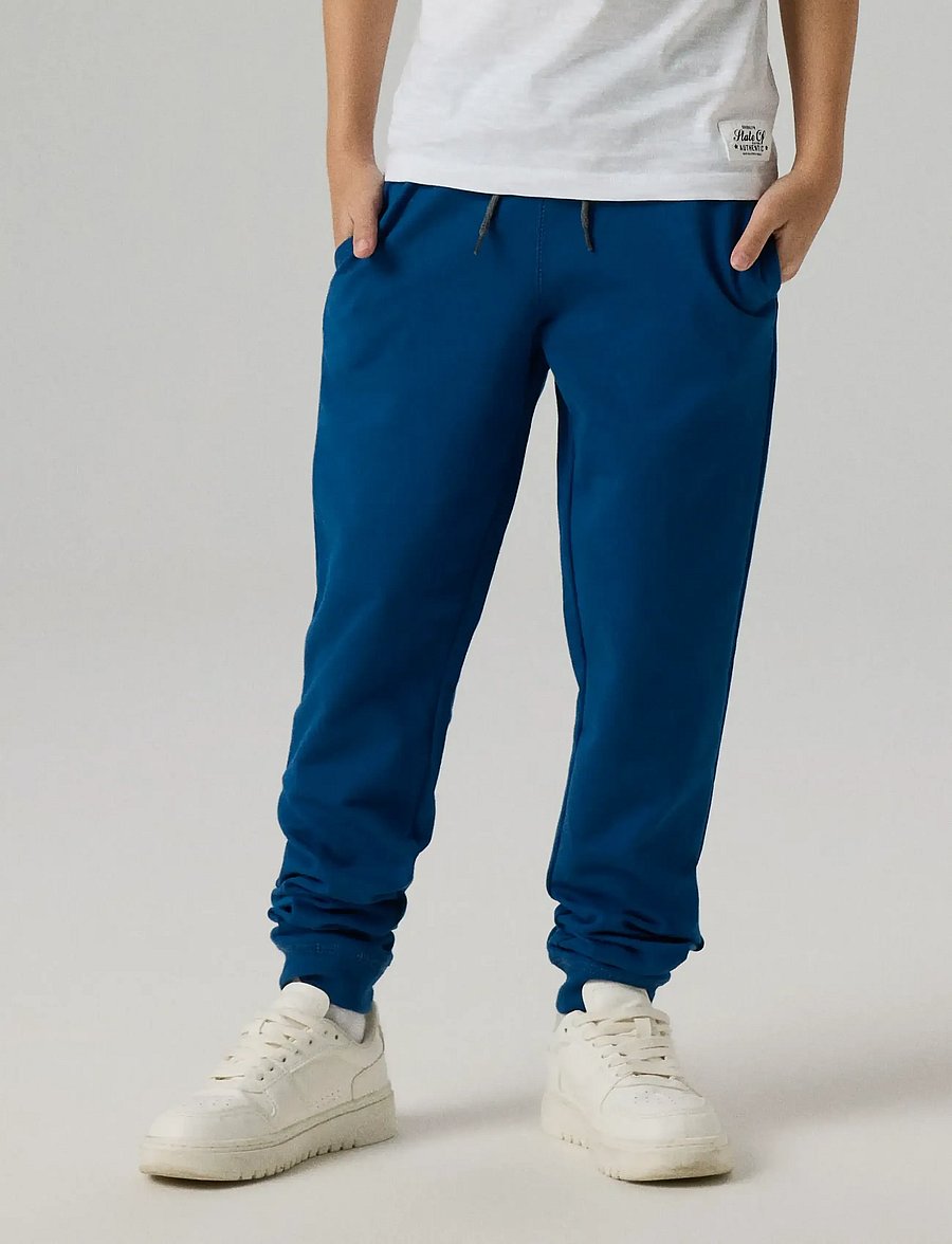 name it - NKMSWEAT PANT UNB NOOS - dressipüksid - set sail - 4