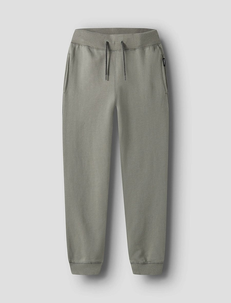 name it - NKMSWEAT PANT UNB NOOS - mjukisbyxor - shadow - 0