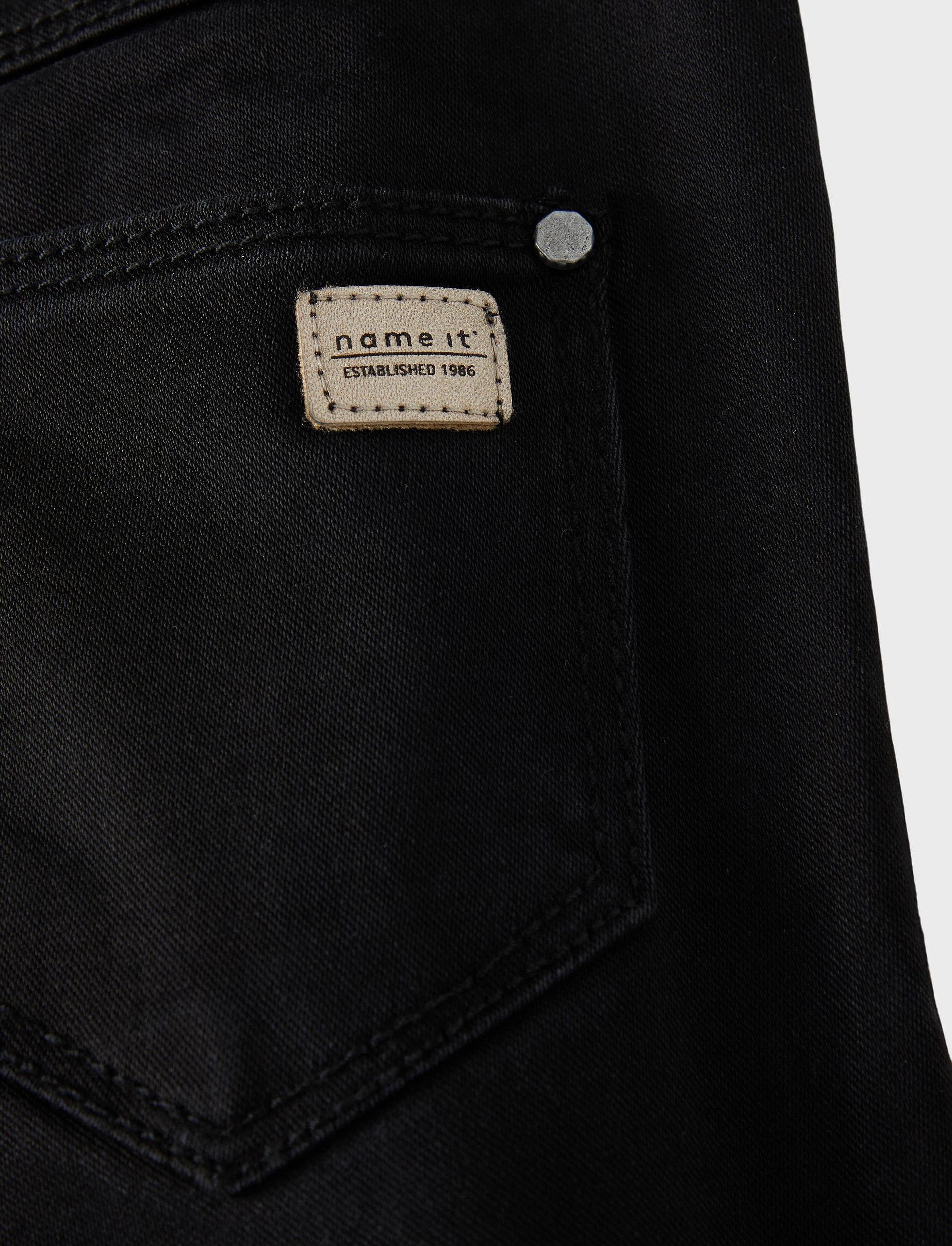 name it - NKFPOLLY DNMTORAS 7104 LEGGING NOOS - black denim - 2