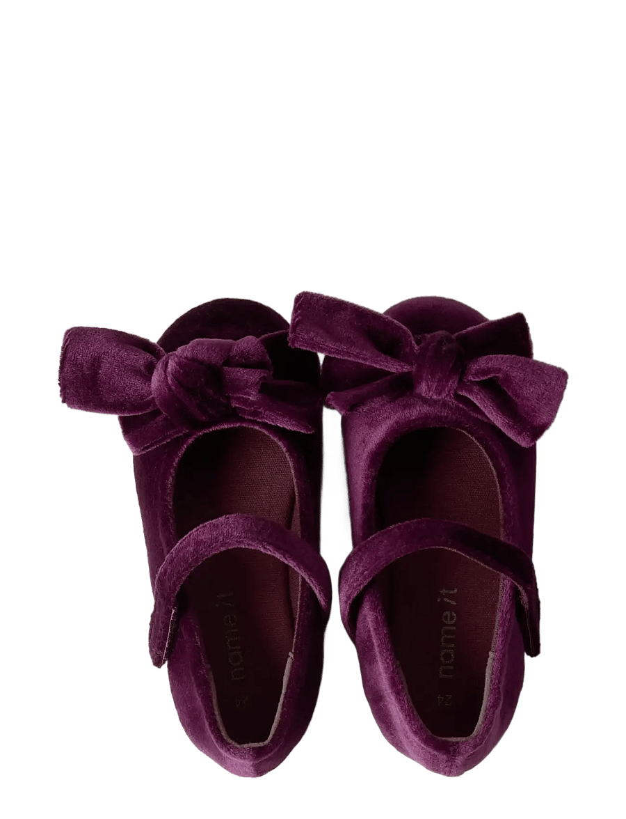 name it - NMFRIVA BALLERINA - ballerinas & slipper - burgundy - 3