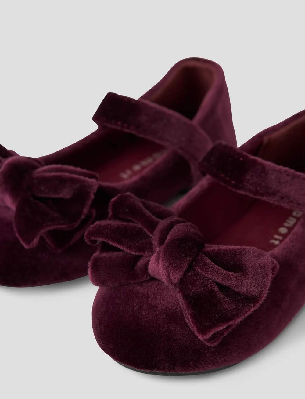 name it - NMFRIVA BALLERINA SHOE - balerinos ir įsispiriami bateliai - burgundy - 2