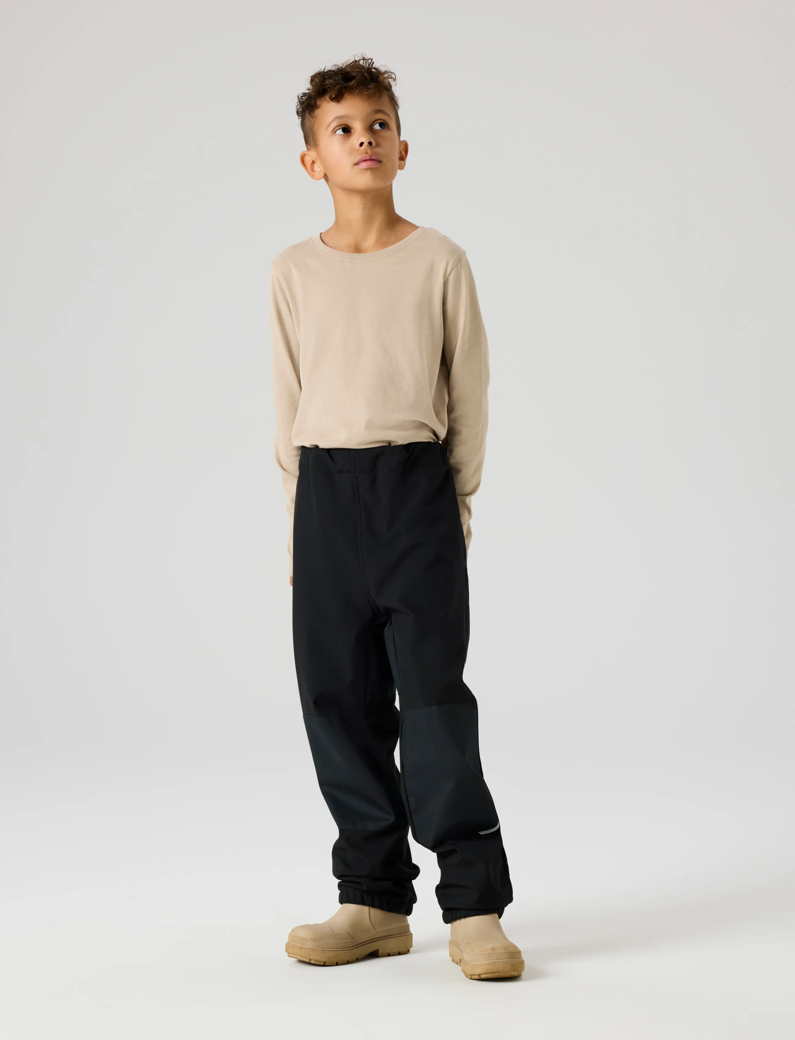 name it - NKNALFA PANT SOLID NOOS - skalbyxor - black - 3