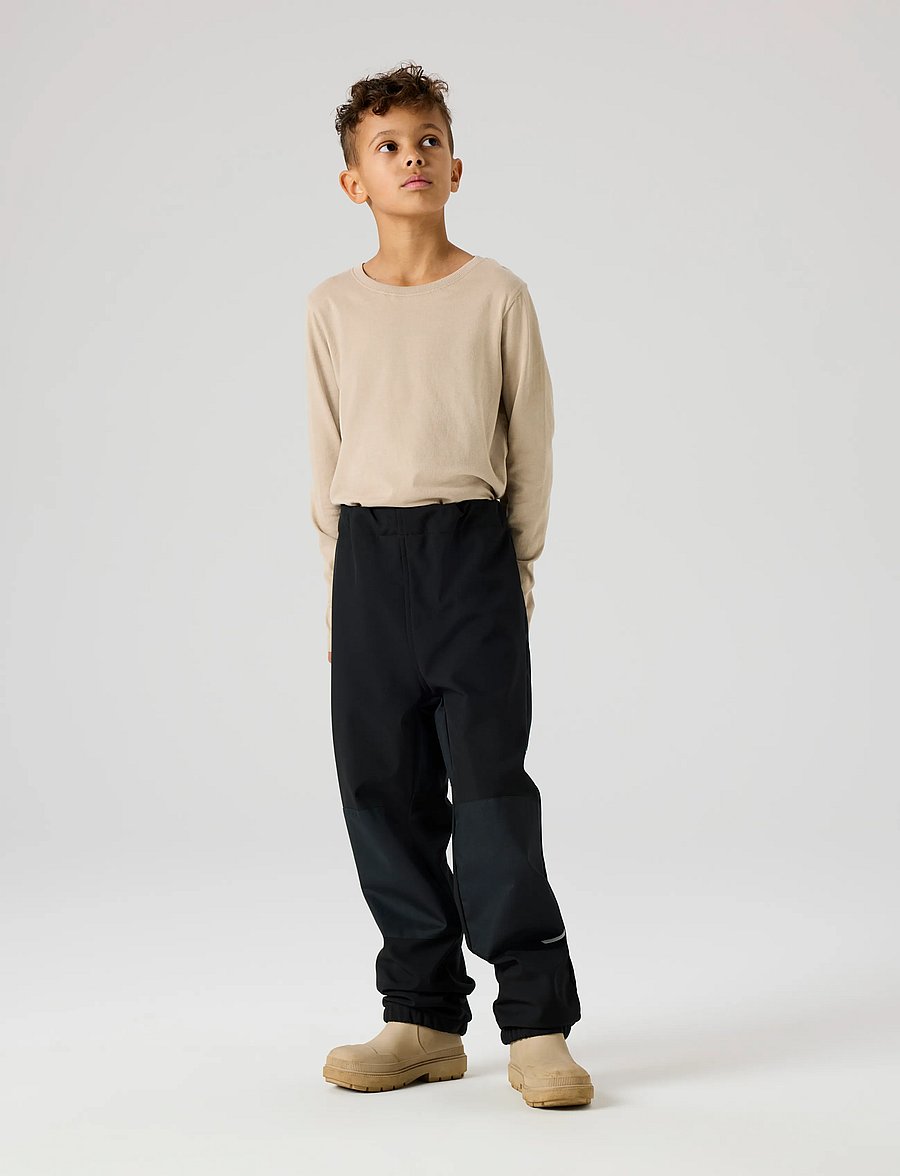 name it - NKNALFA PANT SOLID NOOS - skalbyxor - black - 3