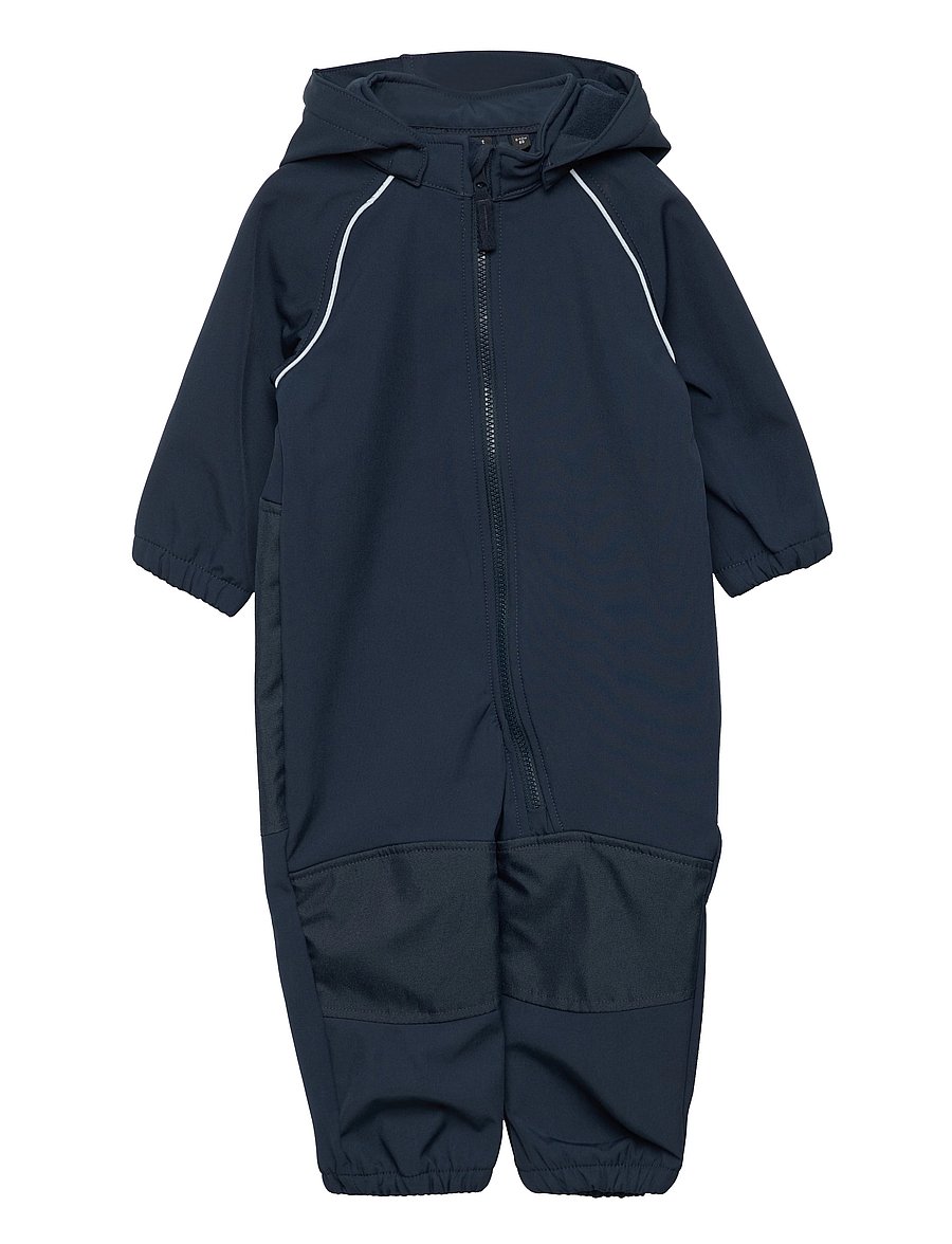 name it - NMNALFA SOFTSHELL SUIT SOLID FO NOOS - softshell dragter - dark sapphire - 1