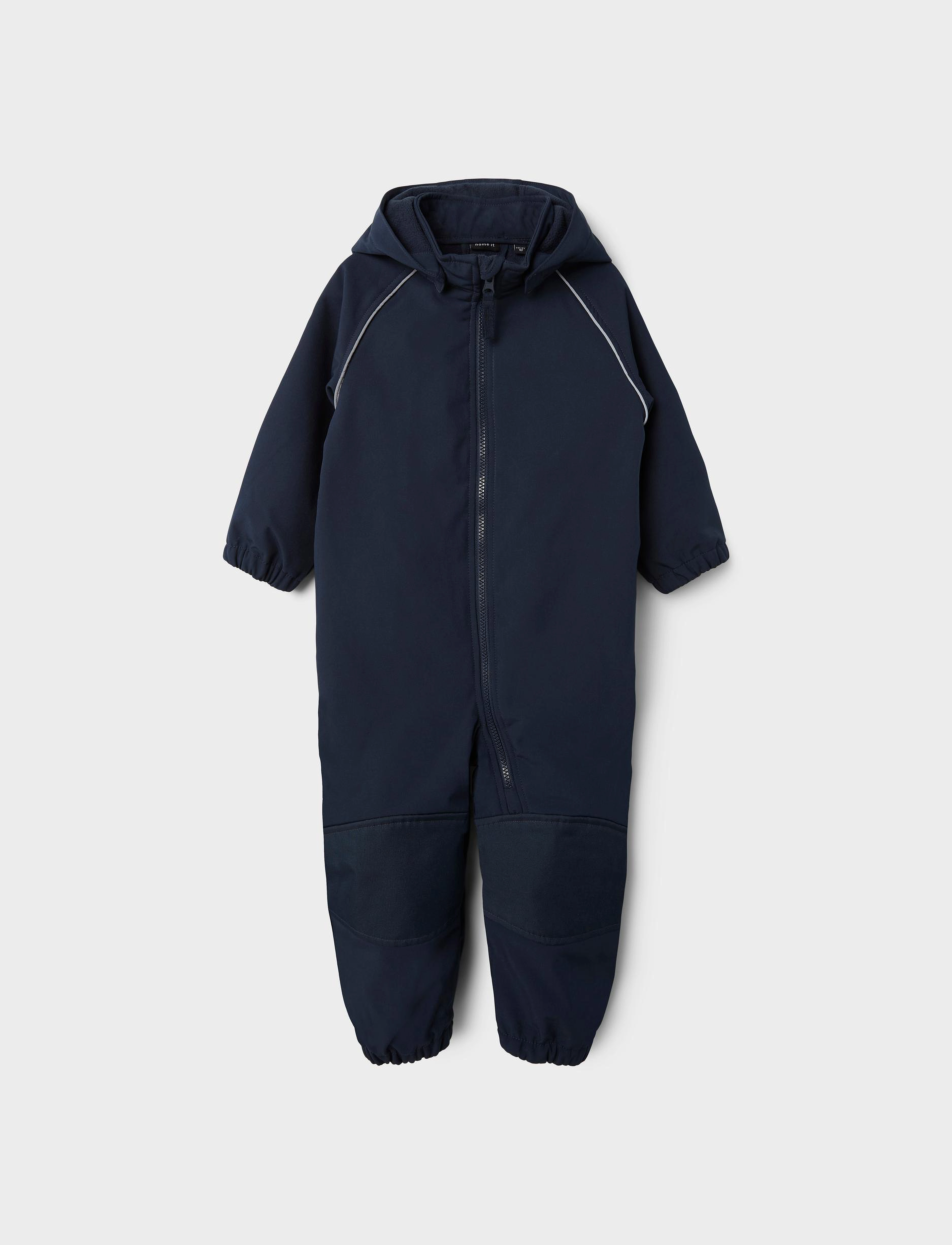 name it Nmnalfa Softshell Suit Solid Fo Noos, Børn, Softshell Dragt, Navy, Str: 98