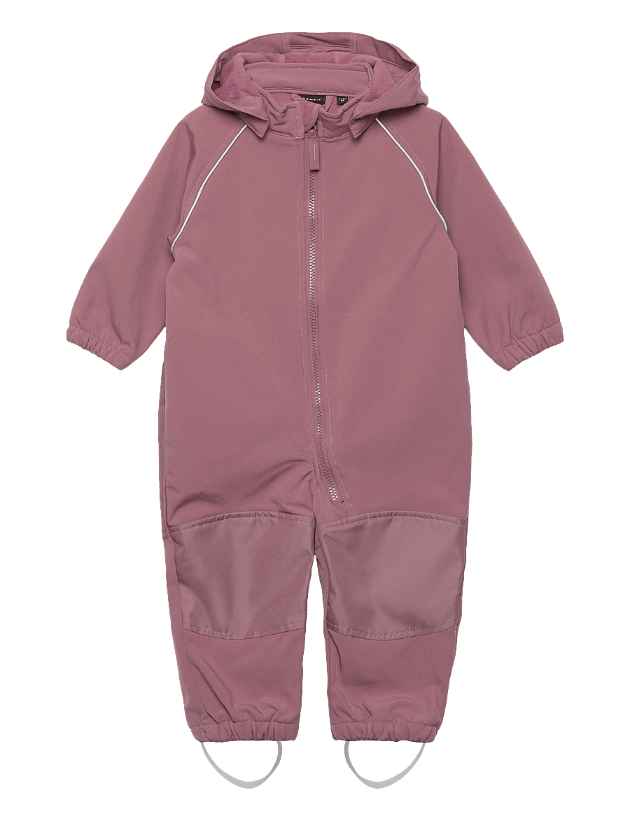 name it - NMNALFA SOFTSHELL SUIT SOLID FO - softshell-overalls - wistful mauve - 1