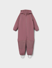 name it - NMNALFA SOFTSHELL SUIT SOLID FO NOOS - softshell kombed - wistful mauve - 4