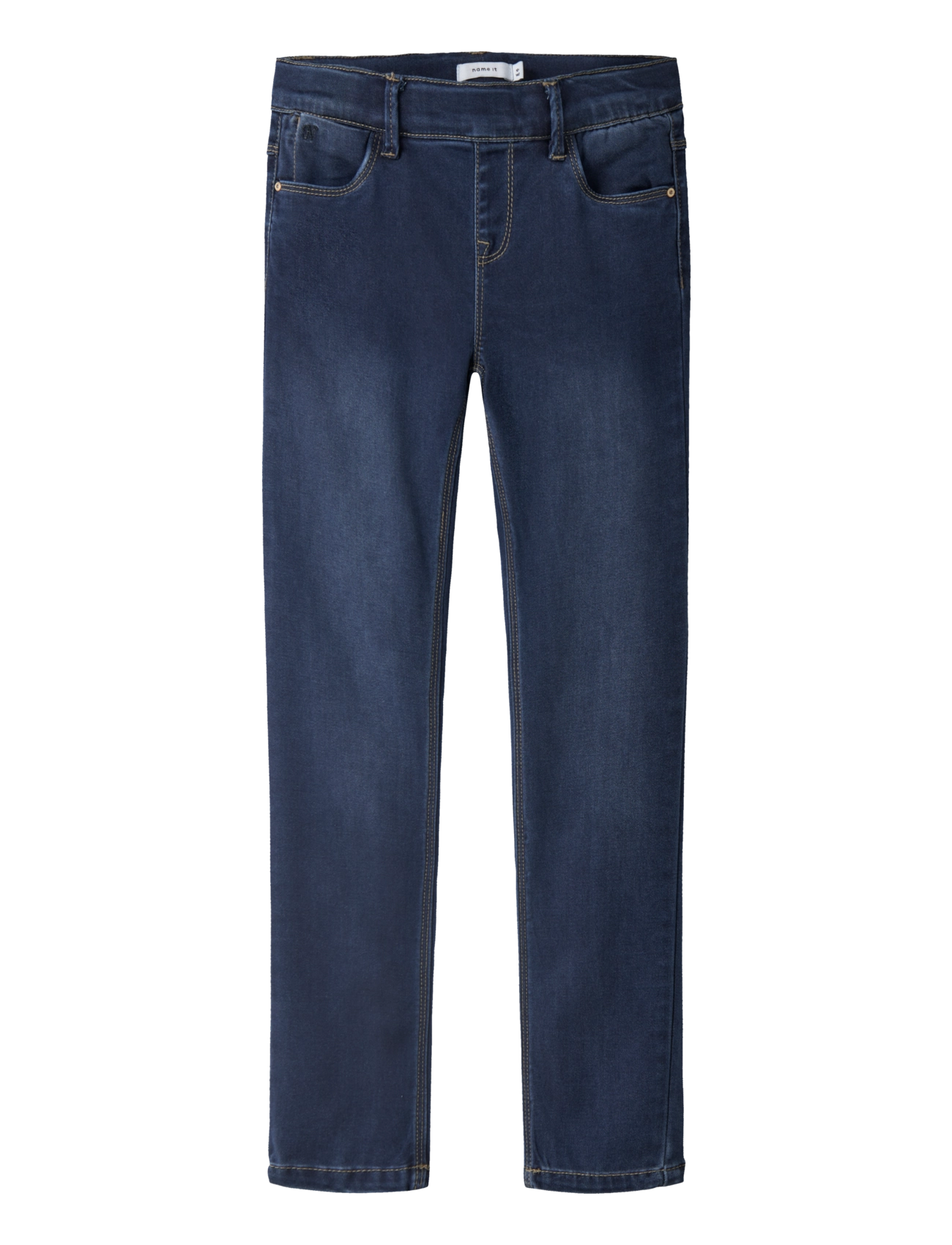 name it NKFPOLLY SKINNY DNM LEGGING 1182-TO NOOS - Teens 140-176 - DARK BLUE DENIM / navy
