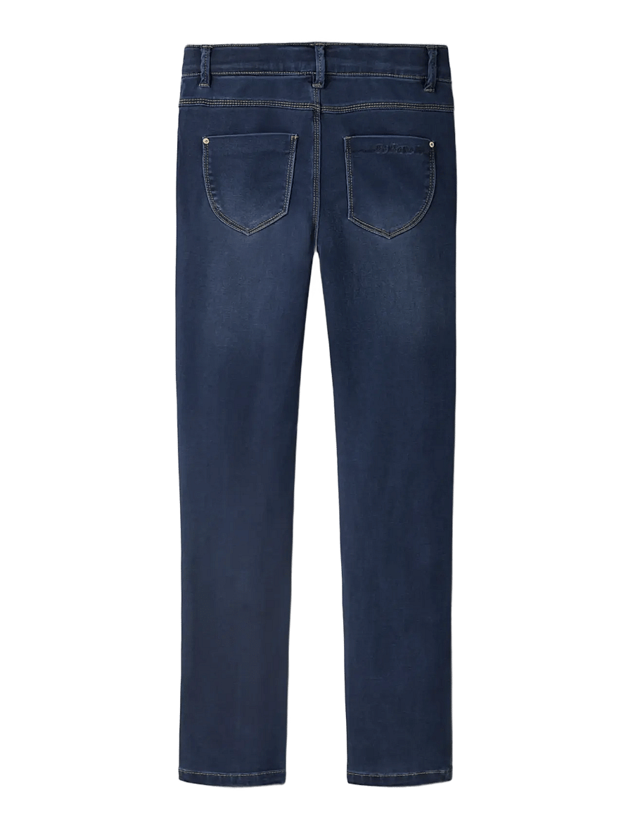 name it - NKFPOLLY SKINNY DNM LEGGING 1182-TO NOOS - kitsad teksad - dark blue denim - 2