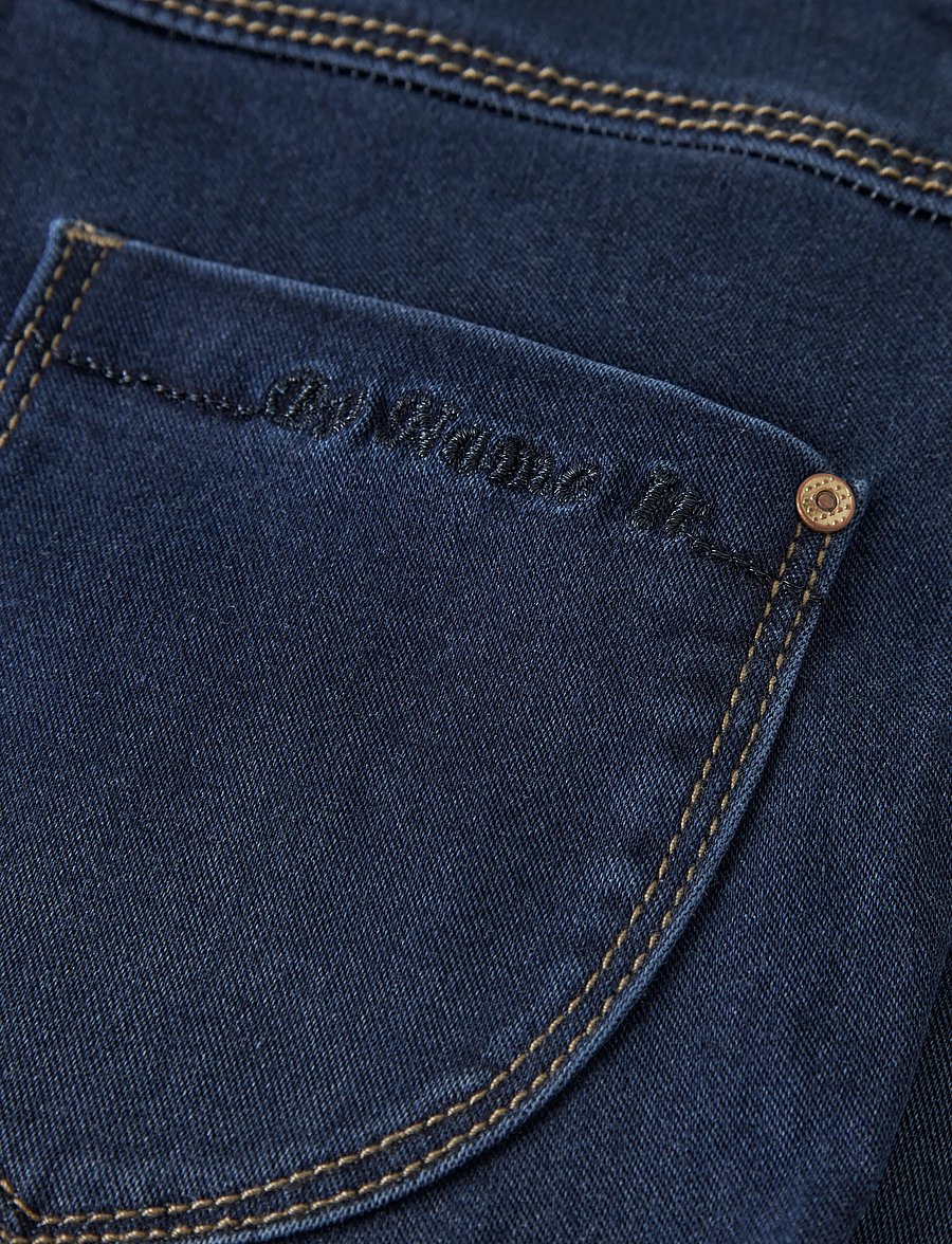 name it - NKFPOLLY SKINNY DNM LEGGING 1182-TO NOOS - kitsad teksad - dark blue denim - 4