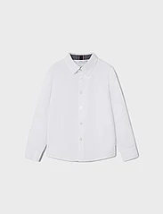 name it - NKMNEWSA LS SHIRT NOOS - langermede skjorter - bright white - 3