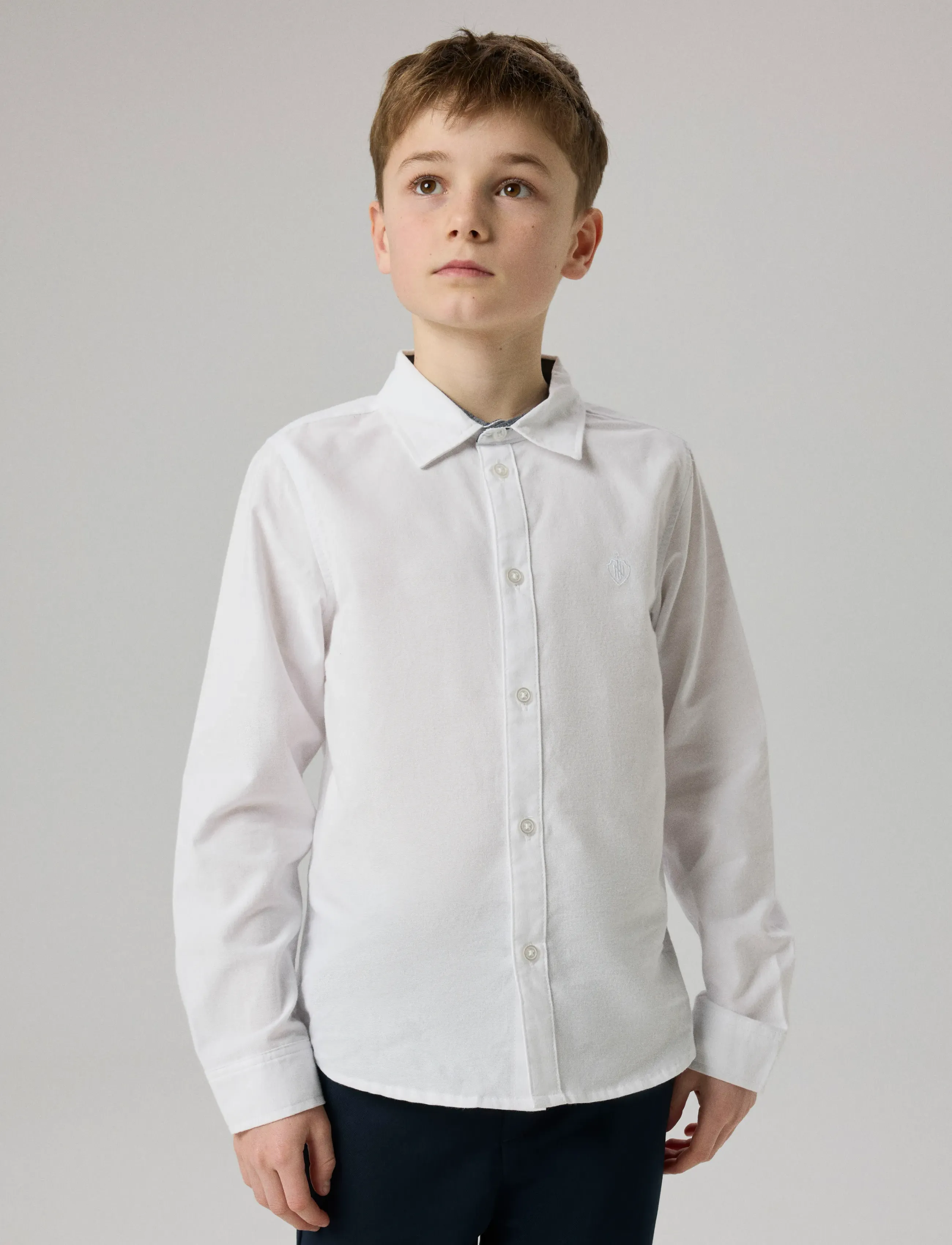 name it - NKMNEWSA LS SHIRT NOOS - skjorter - bright white - 4