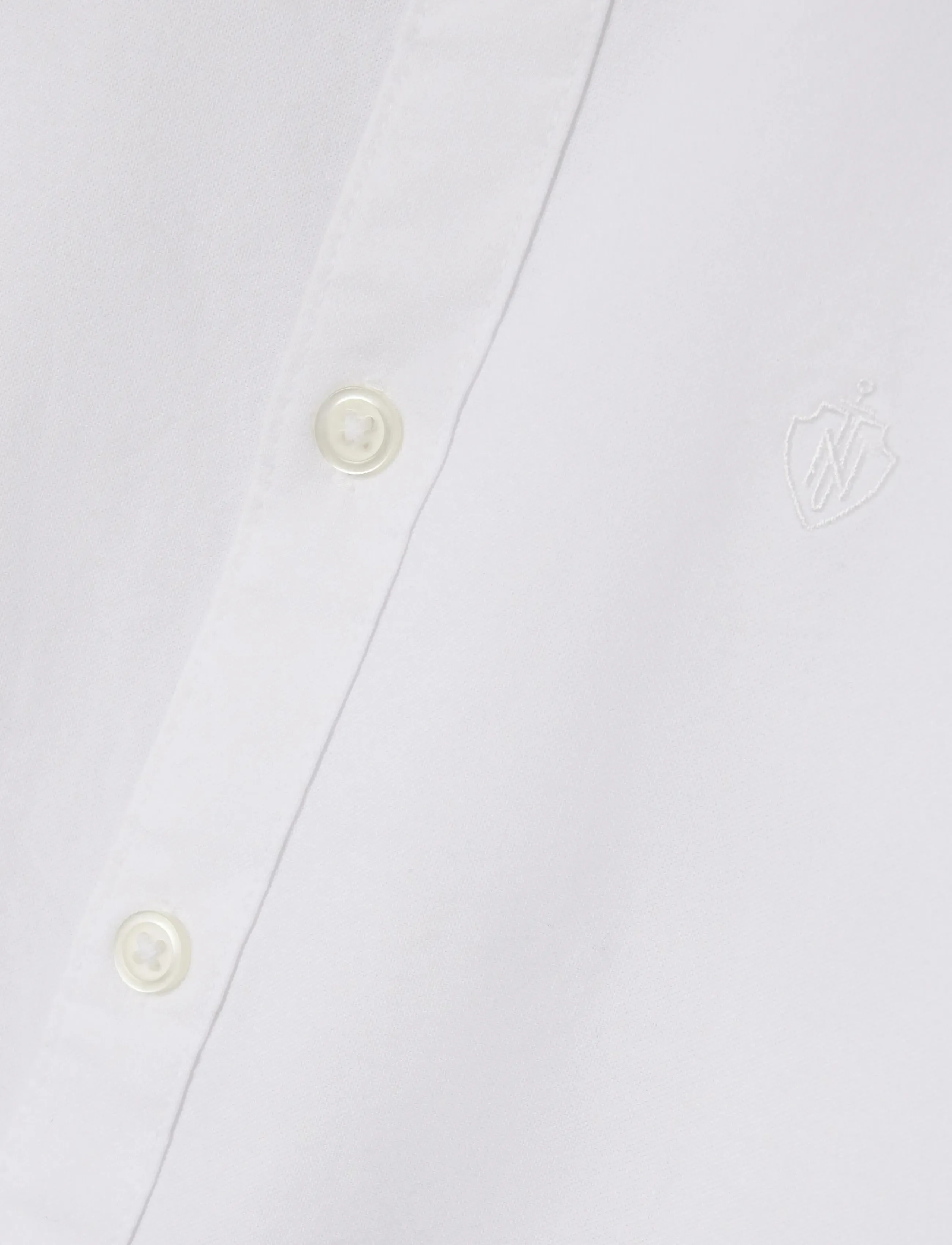 name it - NKMNEWSA LS SHIRT NOOS - skjorter - bright white - 5