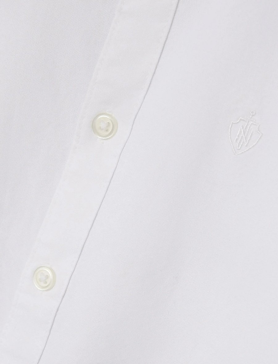 name it - NKMNEWSA LS SHIRT NOOS - skjorter - bright white - 5