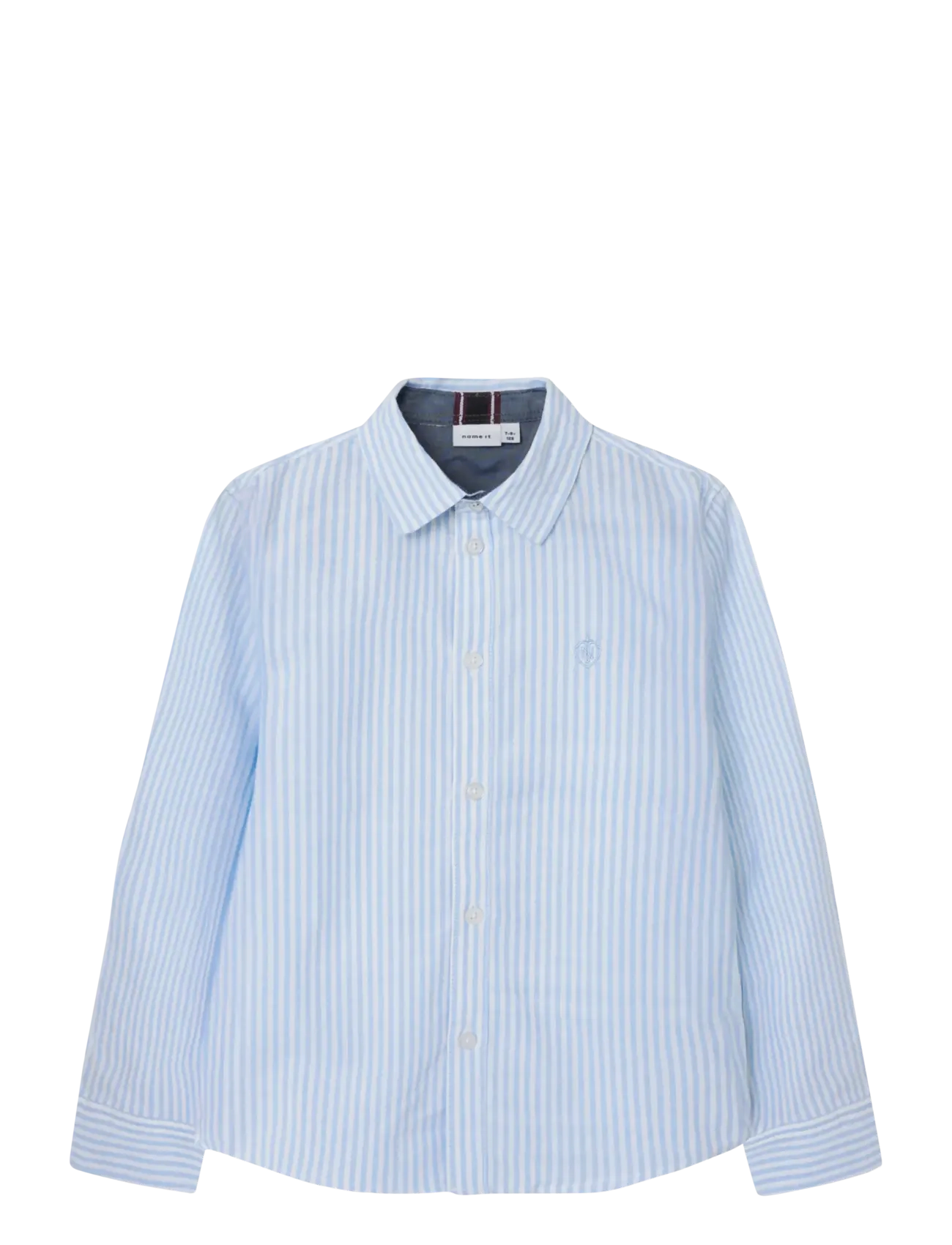 name it NKMNEWSA LS SHIRT NOOS - Põhitooted - CAMPANULA / blue