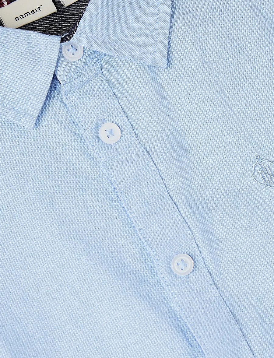 name it - NKMNEWSA LS SHIRT NOOS - langärmlige hemden - campanula - 3