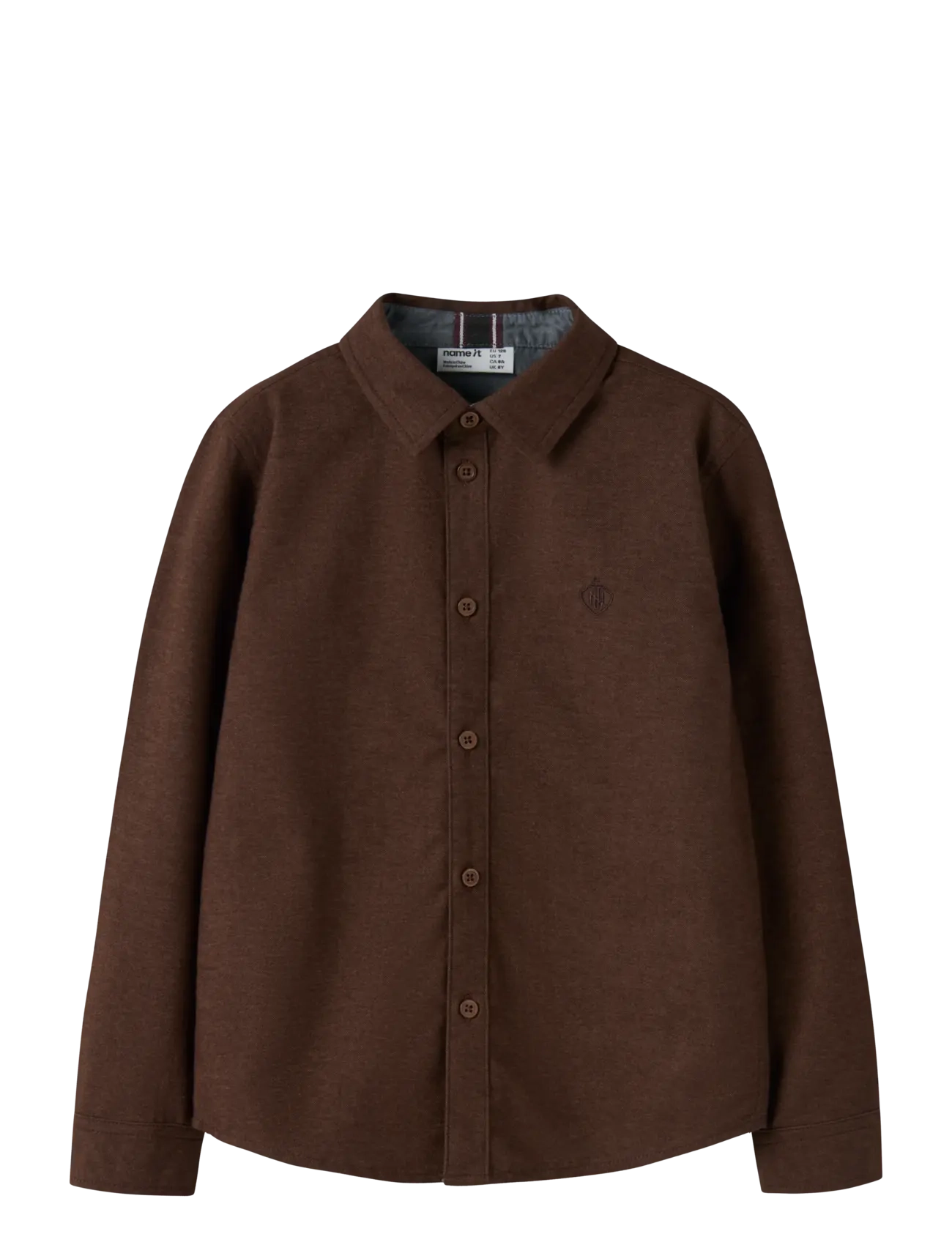 name it NKMNEWSA LS SHIRT NOOS - Kleidung - CHOCOLATE PLUM / brown
