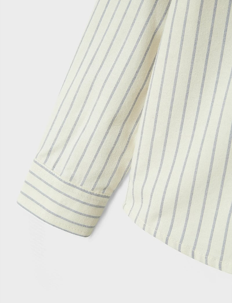 name it - NKMNEWSA LS SHIRT NOOS - pitkähihaiset kauluspaidat - jet stream - 4